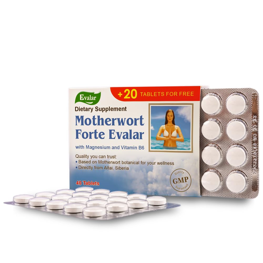 Evalar Motherwort Forte Tablet, 40 Tablets