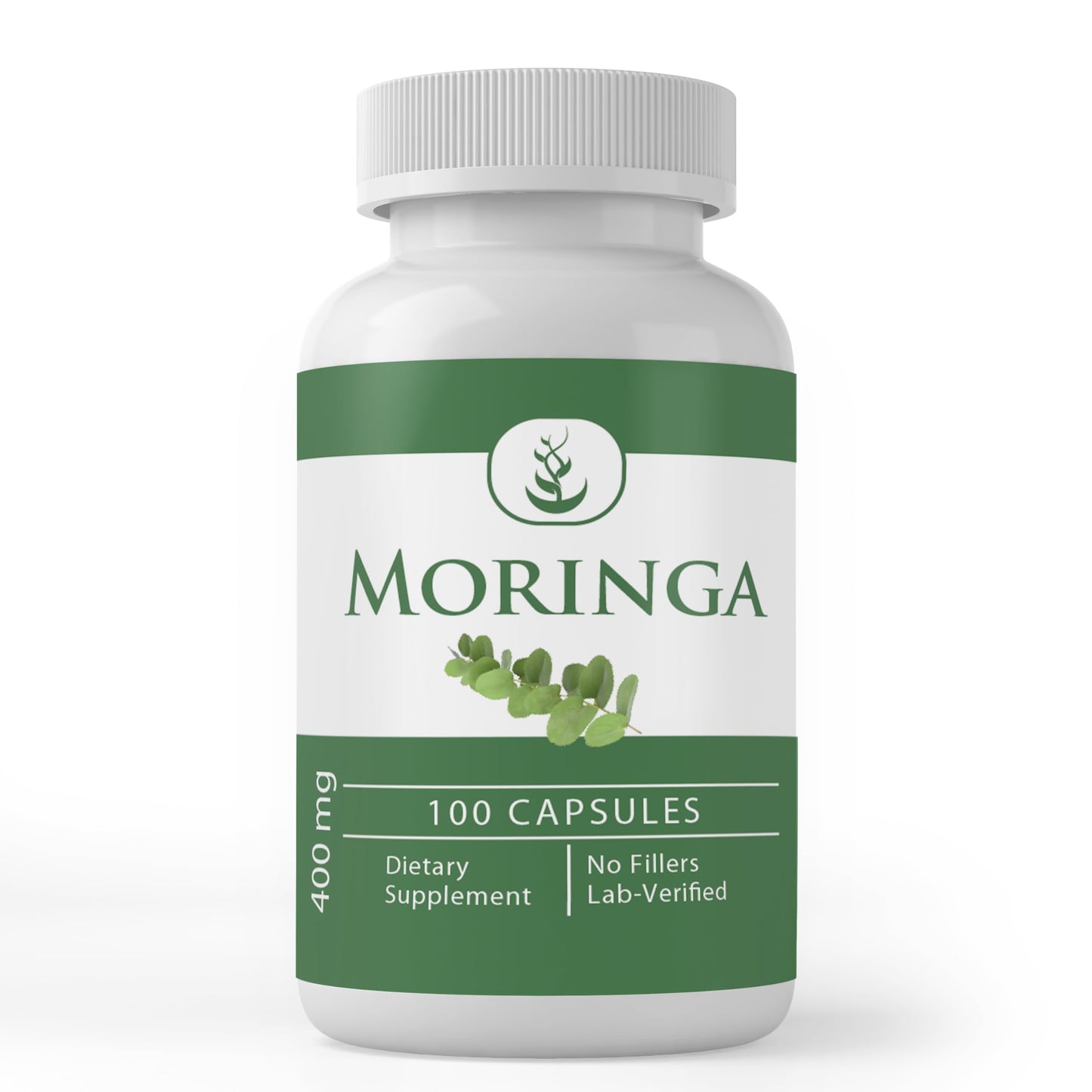 PURE ORIGINAL INGREDIENTS Moringa Oleifera 100 Capsules
