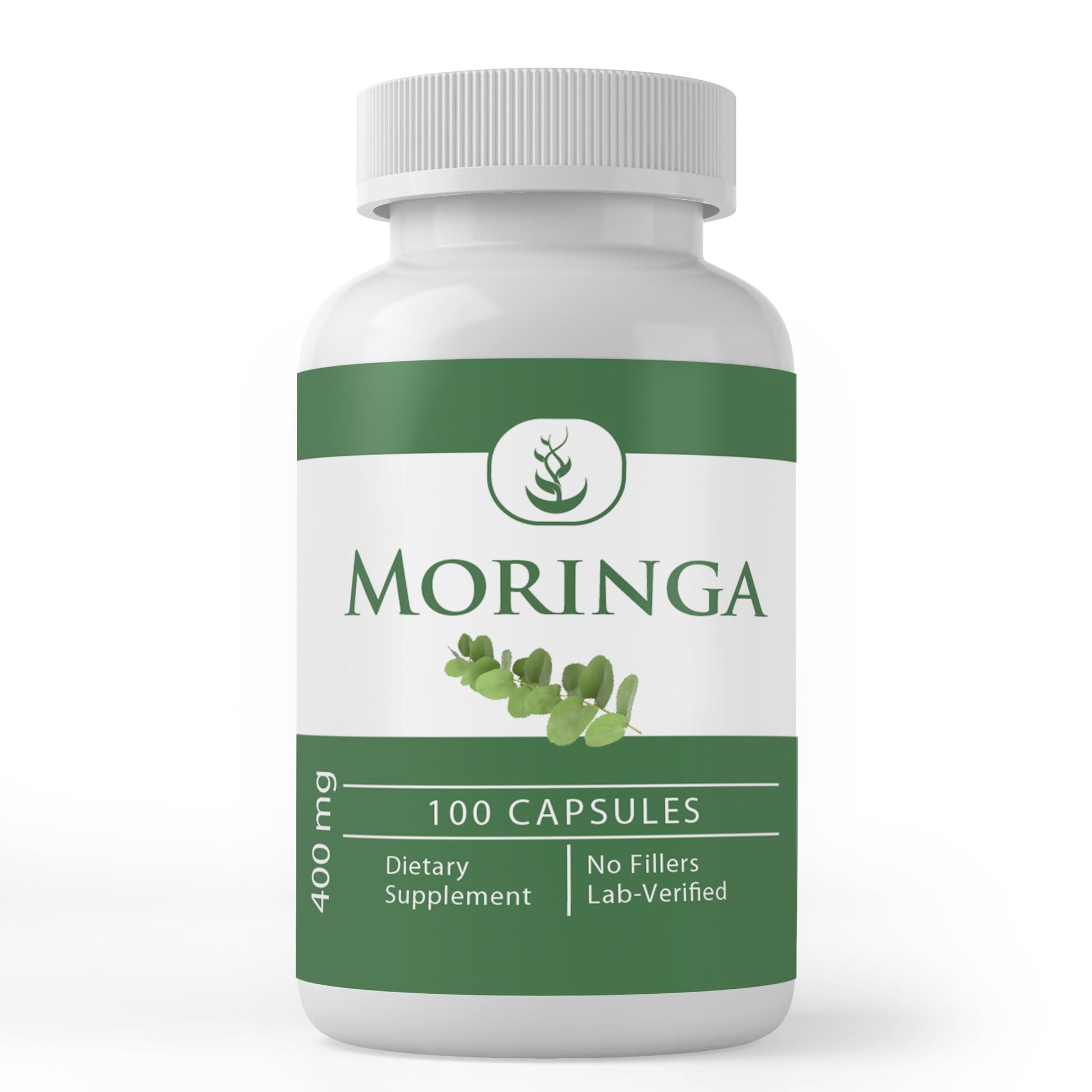 PURE ORIGINAL INGREDIENTS Moringa Oleifera 100 Capsules