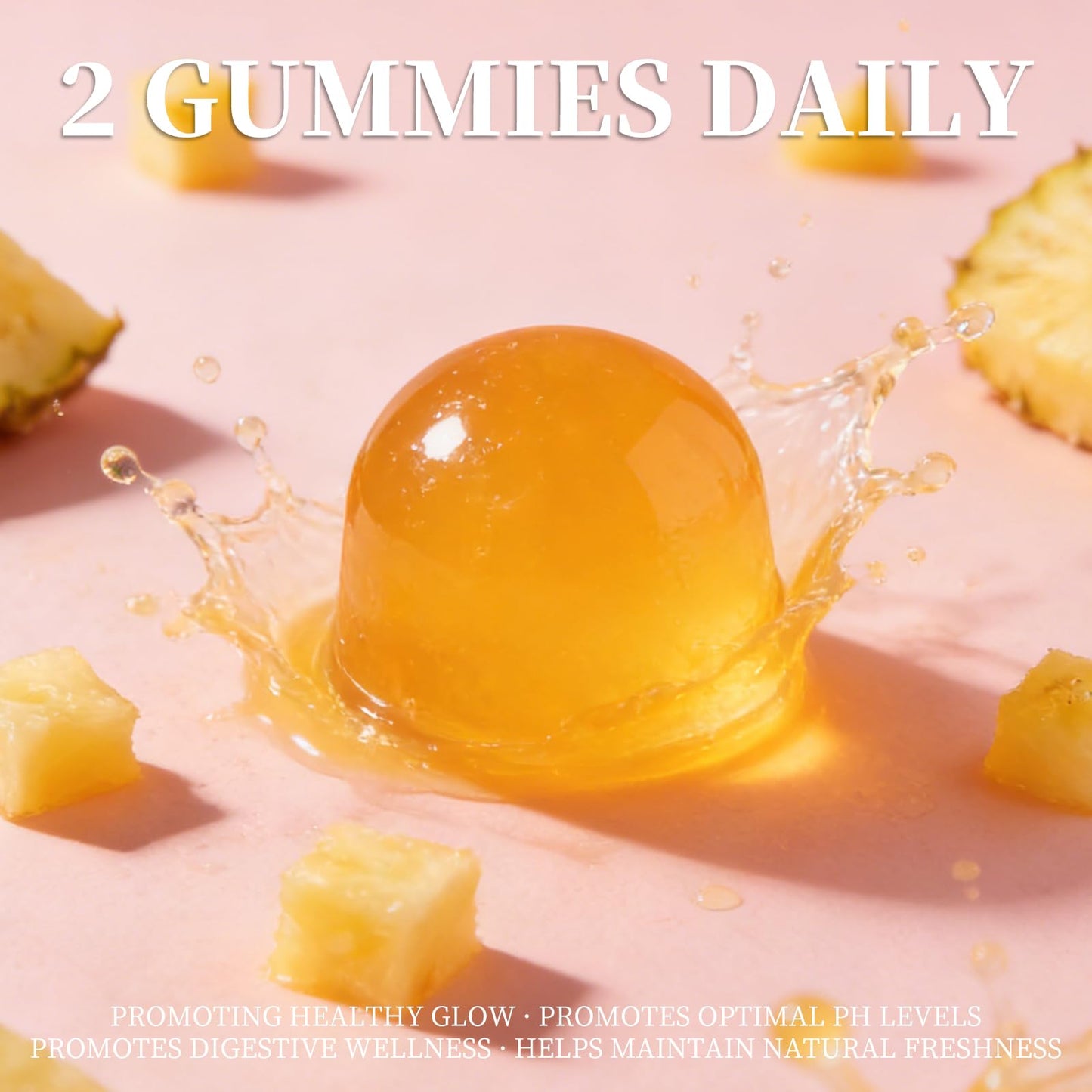 Taeci Premium Feminine Balance Gummies for Women, Probiotic Supplement, 60 Gummies