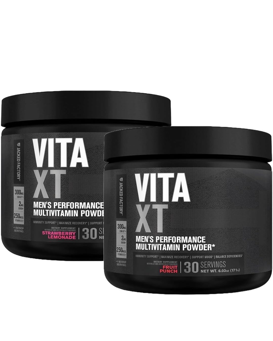 Jacked Factory Vita XT Performance Vitamin Powder Daily Multivitamin Powder for Men