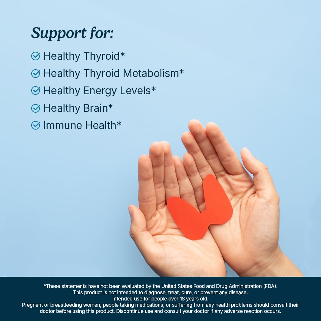Santo Remedio Thyroid Plus by Dr. Juan Rivera Thyroid Health Support Supplement Capsules 60 Count