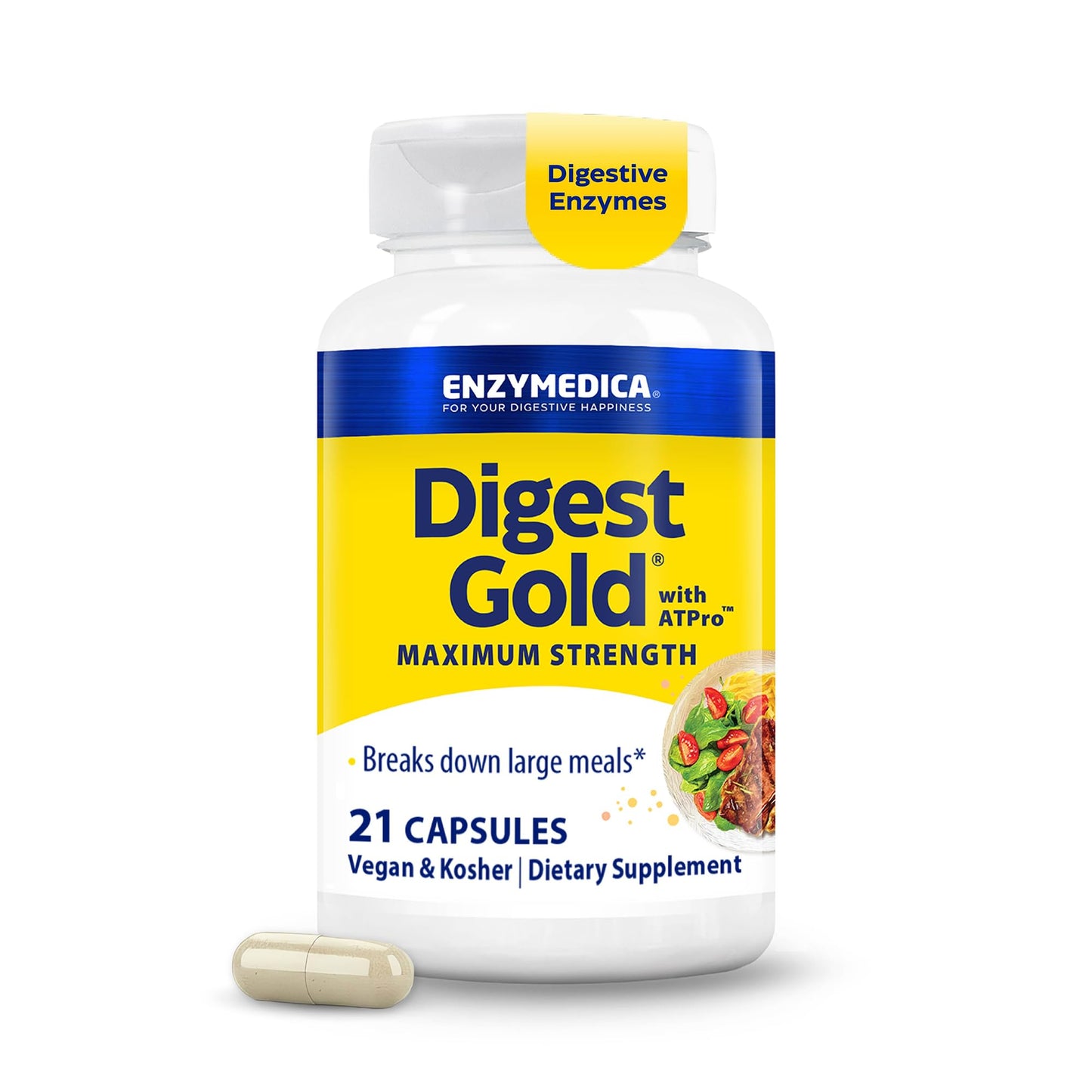 Enzymedica Digest Gold to Go Capsule 21 Count