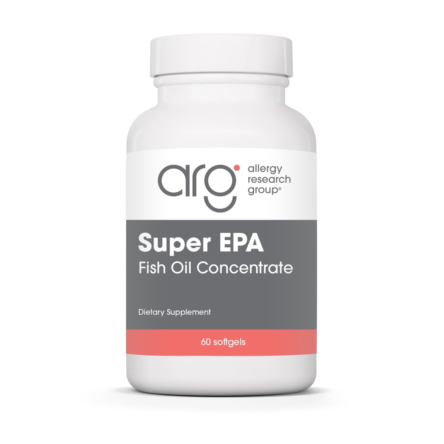 Allergy Research Group ARG Super EPA 720 mg EPA & 480 mg DHA Concentrated Omega-3 Fish Oil 60 Capsules