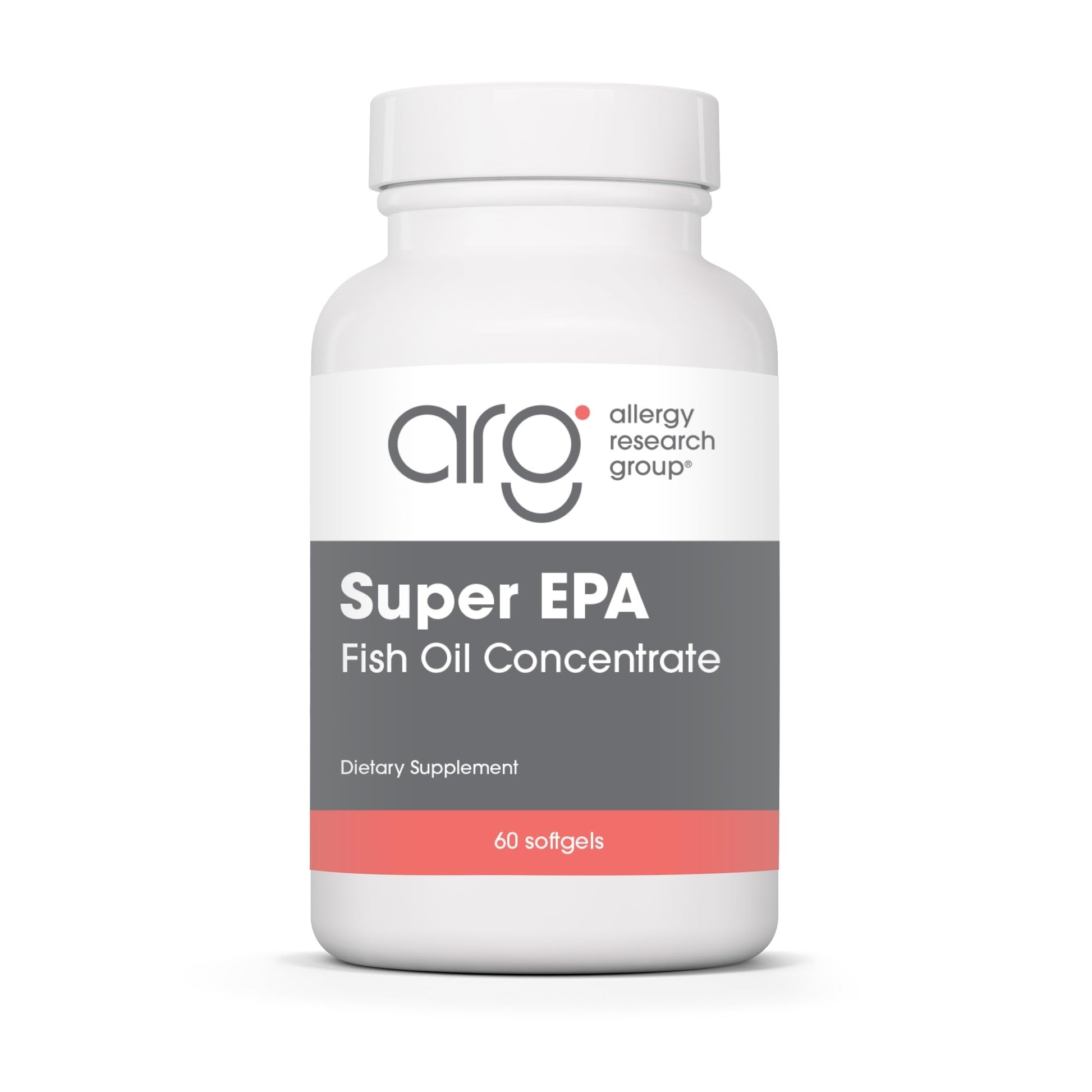 Allergy Research Group ARG Super EPA 720 mg EPA & 480 mg DHA Concentrated Omega-3 Fish Oil 60 Capsules