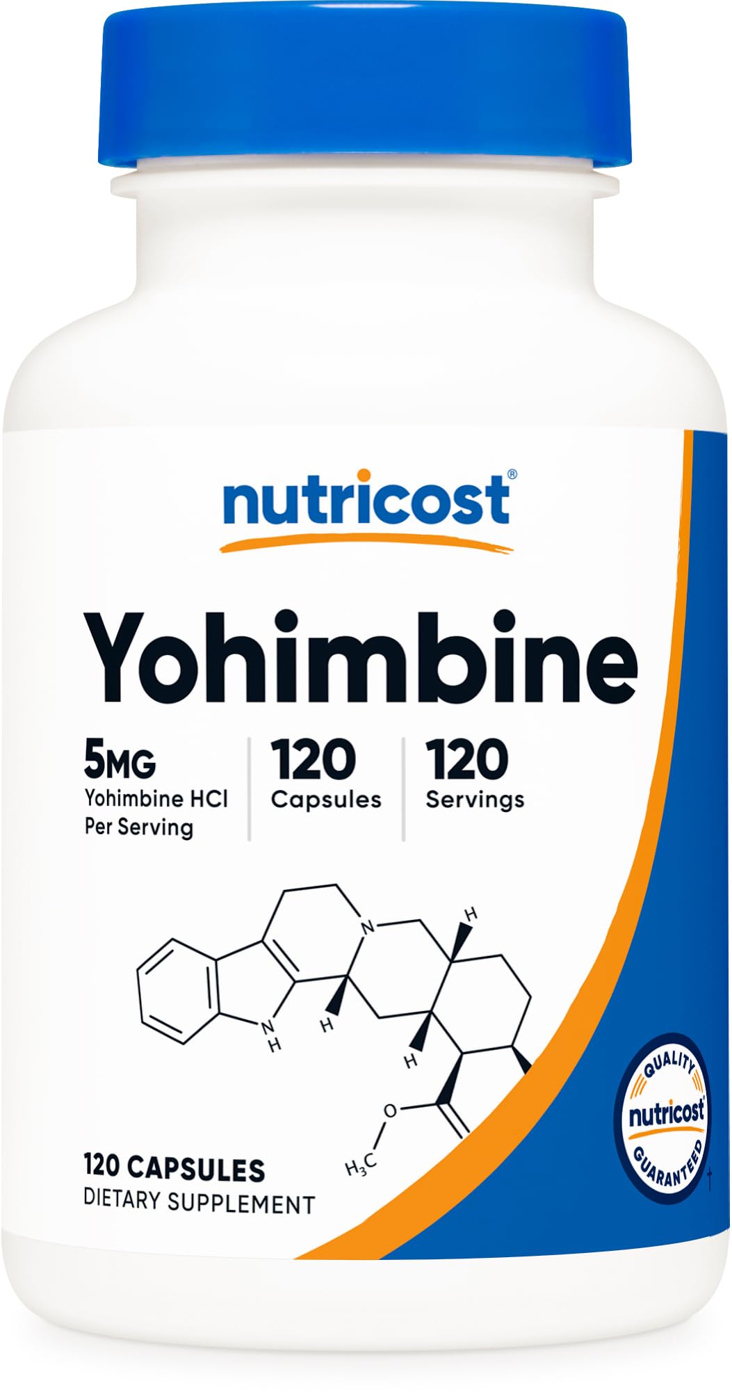 Nutricost Yohimbine HCl 5mg Capsules 120 Count