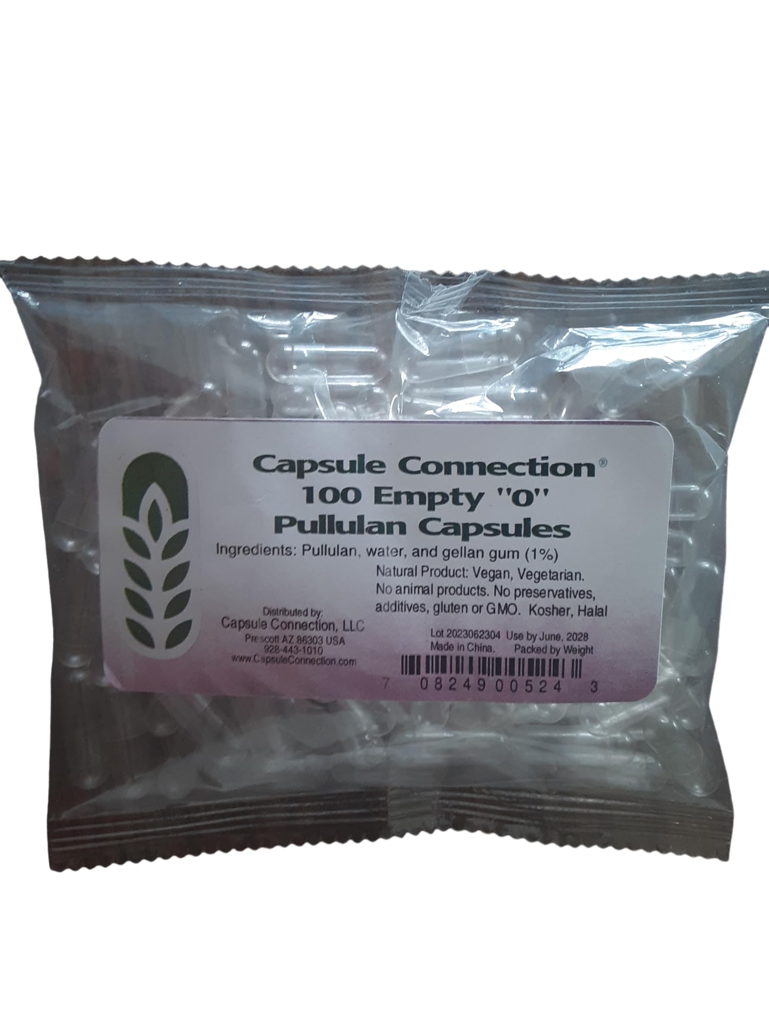 Capsule Connection Empty Pullulan Capsules, 500 Capsules