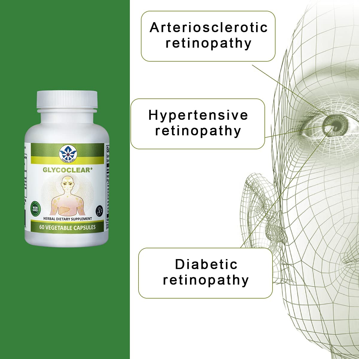 Herb Guru Glycoclear Liver Support Supplement Capsule 1 Count