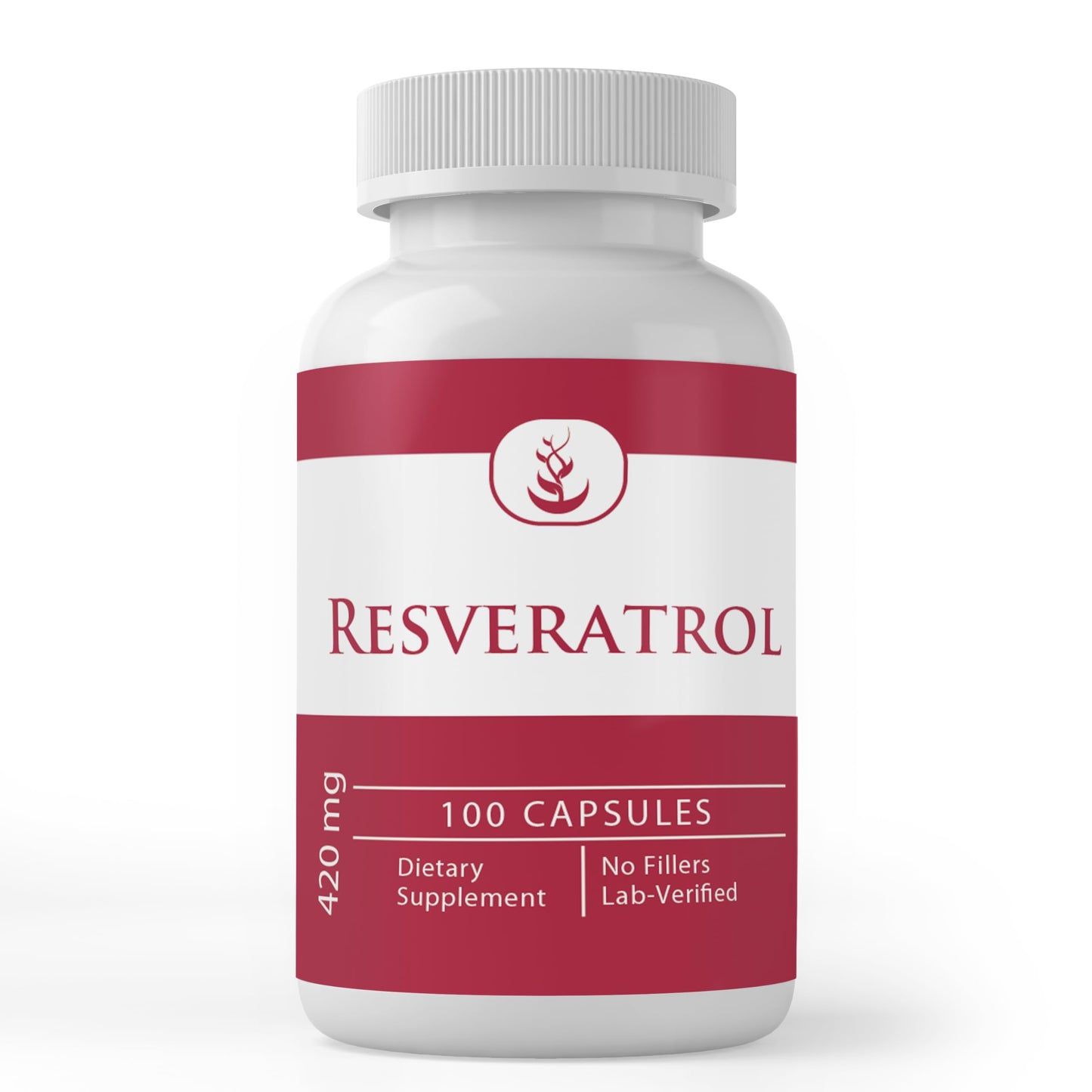 Pure Organic Ingredients Resveratrol Capsule 100 Count