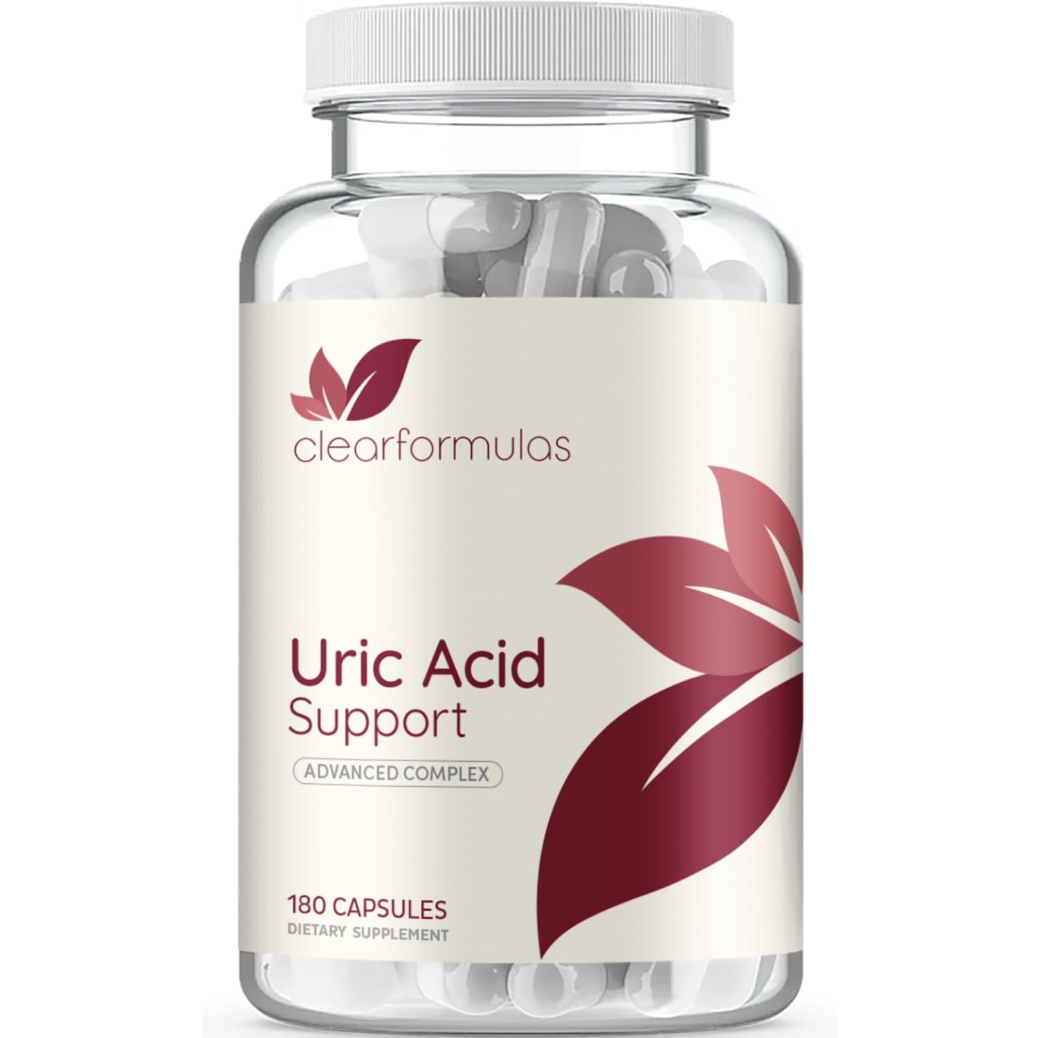 Clear Formulas Herbal Uric Acid Support Formula Capsule 180 Capsules