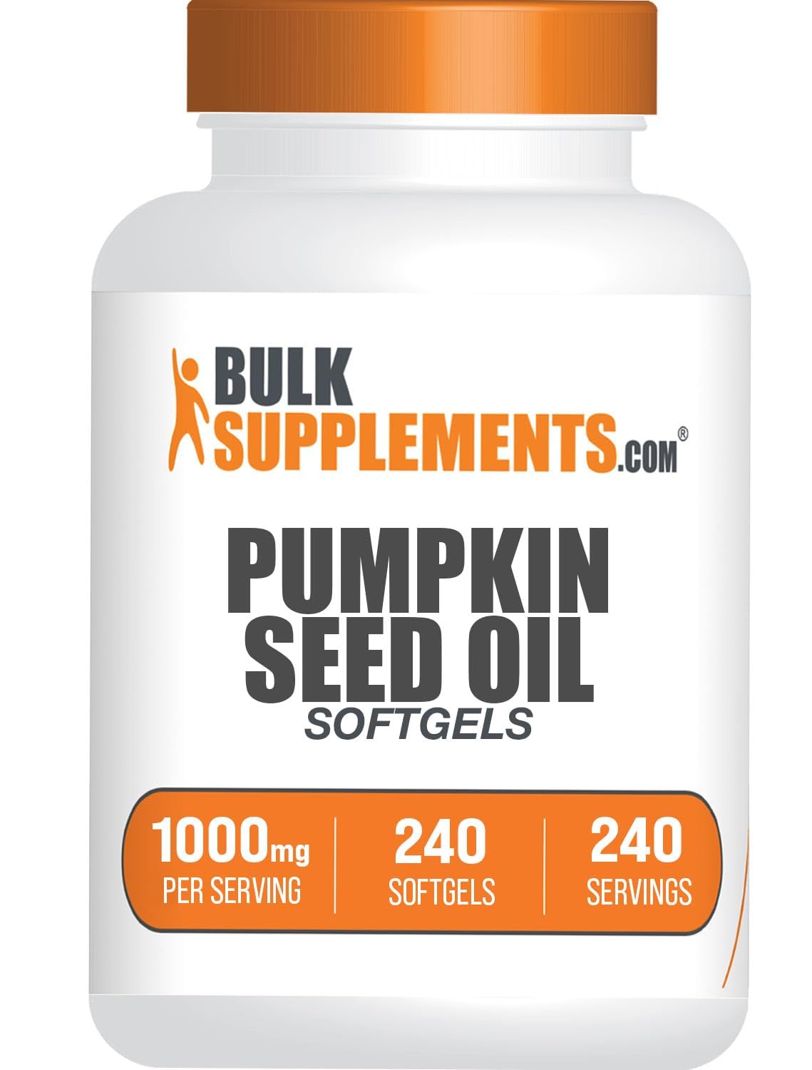 BulkSupplements Pumpkin Seed Oil Softgels 240 Count