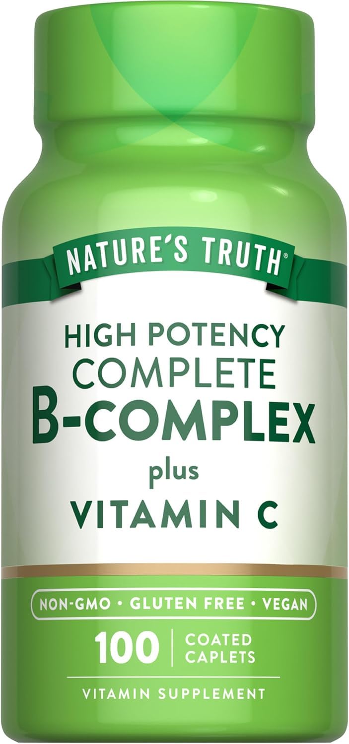 Nature's Truth B-Complex Plus Vitamin C Time Released 300 Caplets