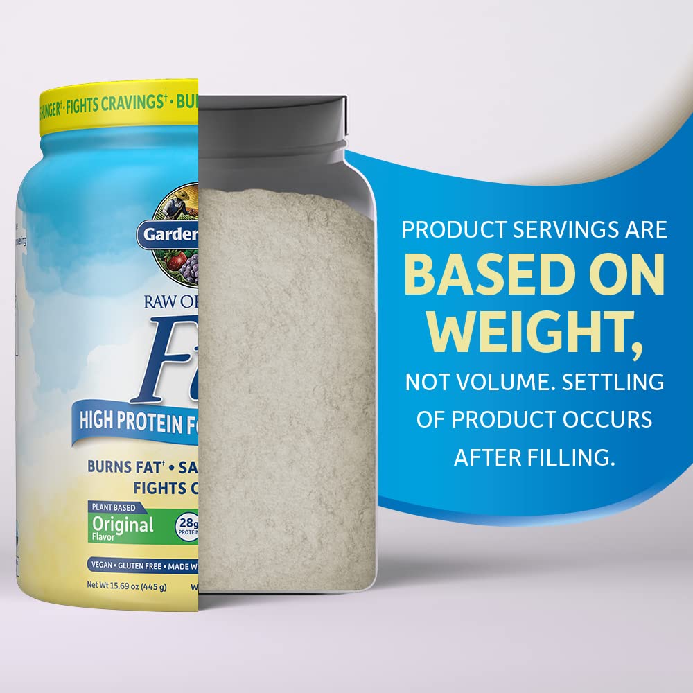 Garden of Life Raw Organic Fit Original Flavor Vegan Protein Powder, 14 oz