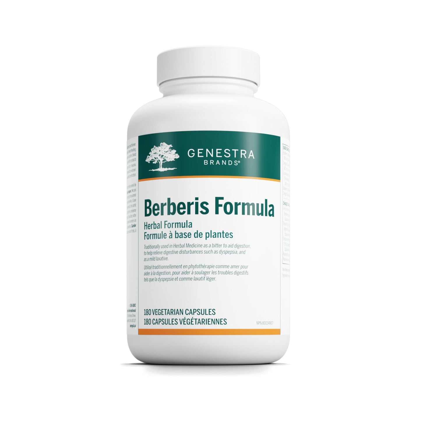 Genestra Brands Berberis Formula Capsules, 180 Count
