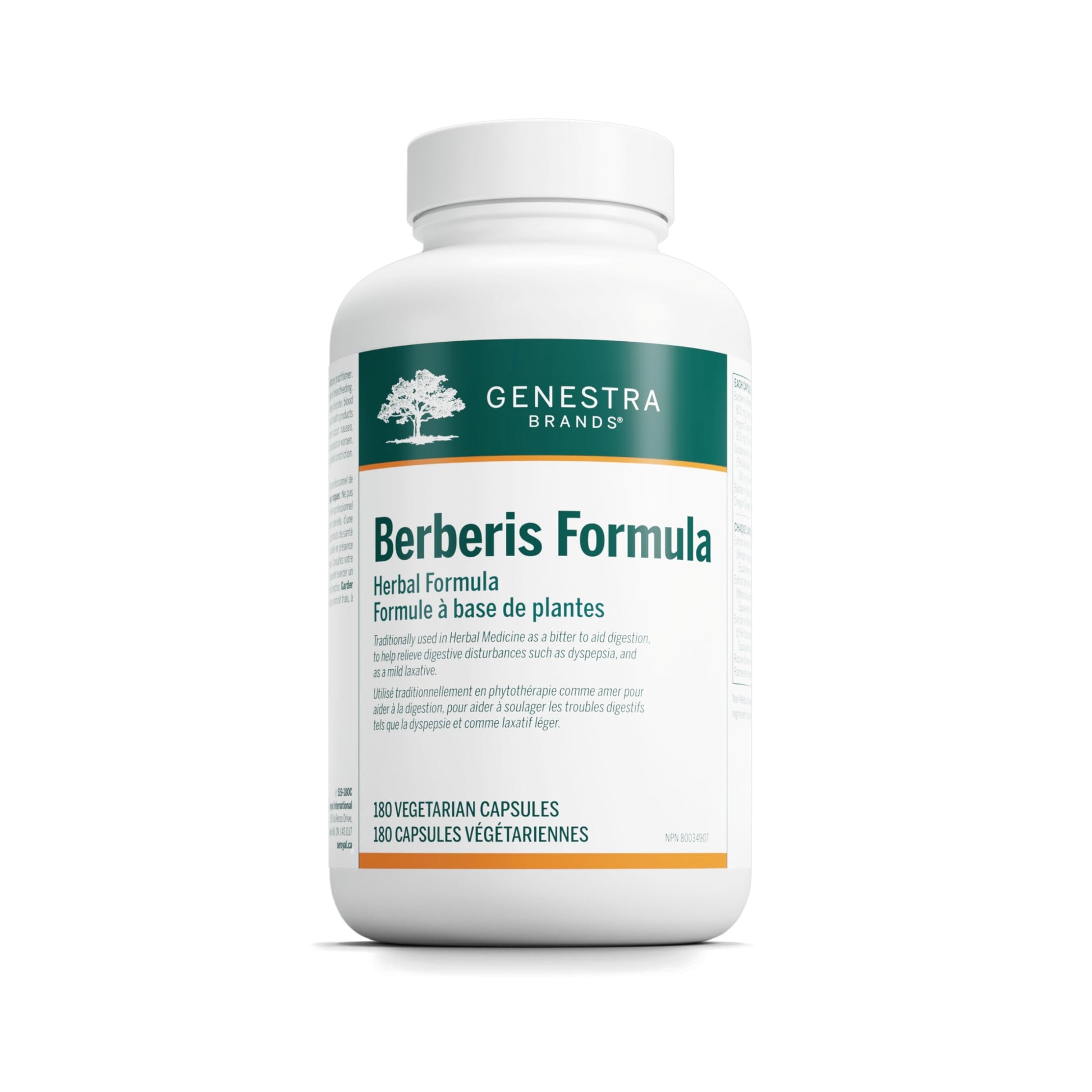 Genestra Brands Berberis Formula Capsules, 180 Count