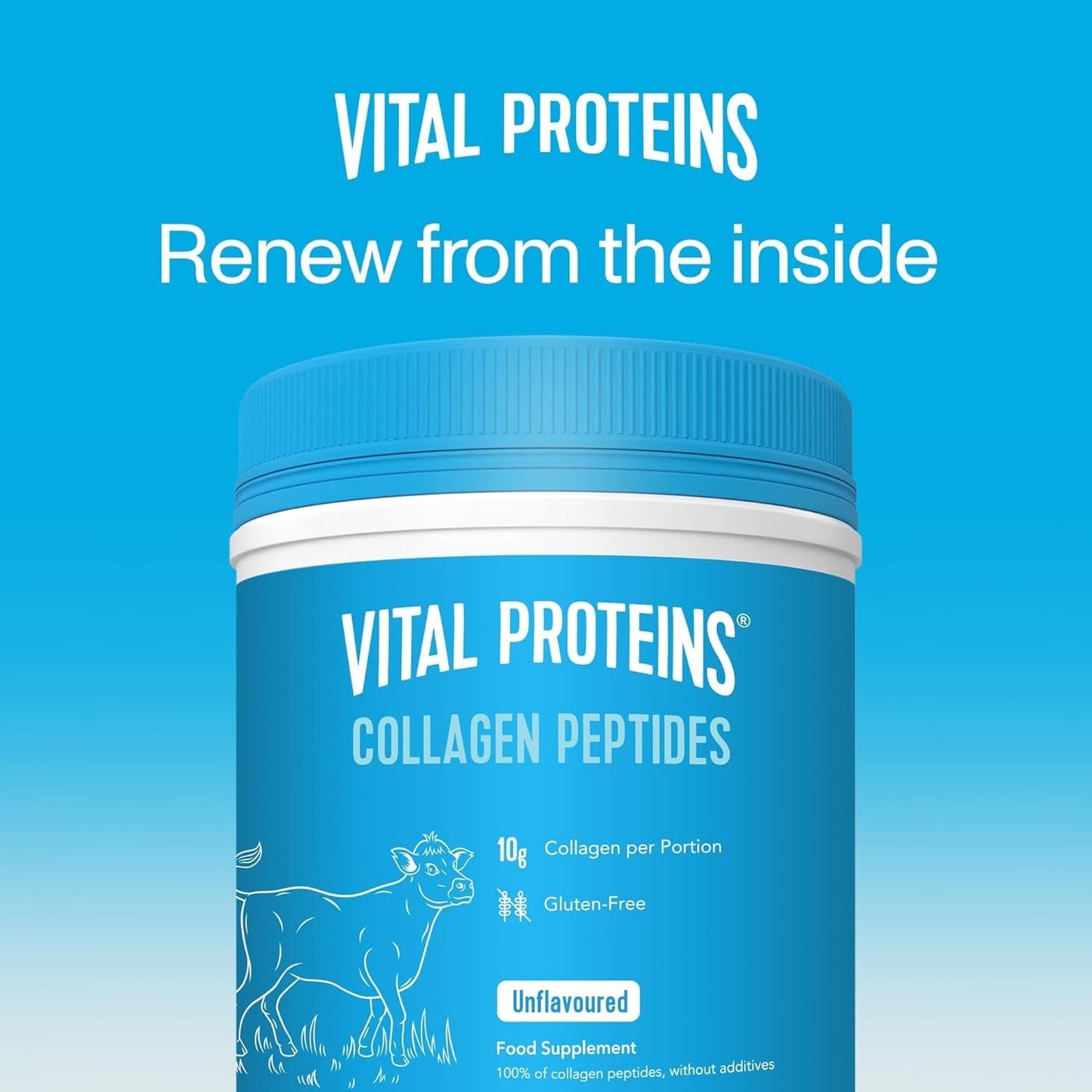 Vital Proteins Unflavored Collagen Peptides Powder 19.3