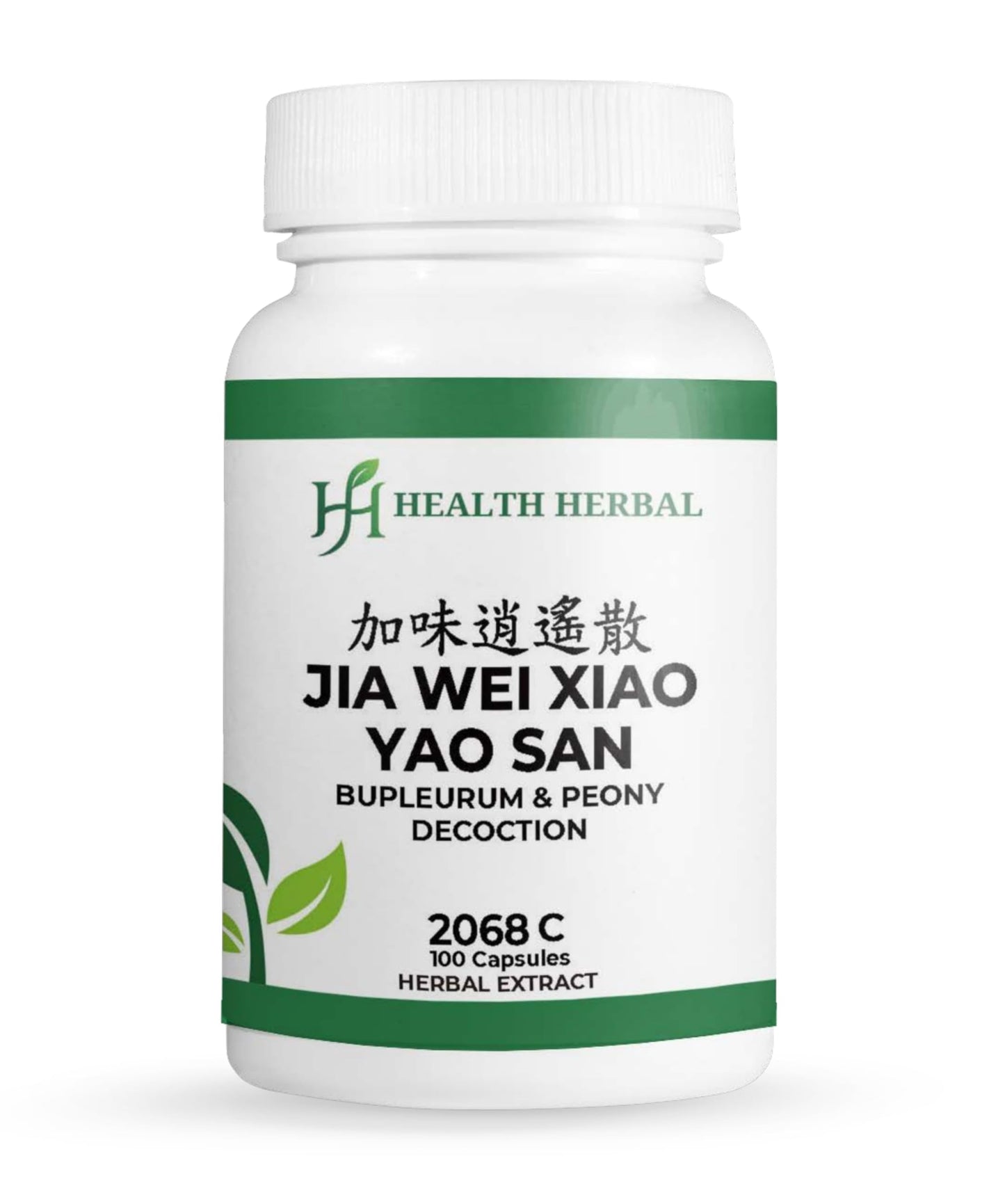 Health Herbal Jia Wei Xiao Yao San/Bupleurum & Peony Decoction Capsules, 100 Capsules
