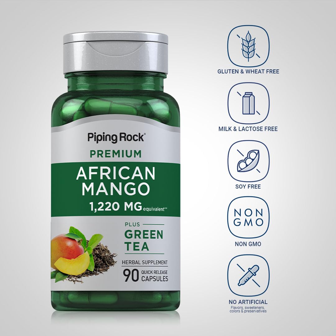 Piping Rock African Mango Seed Extract Capsule 90 Capsules