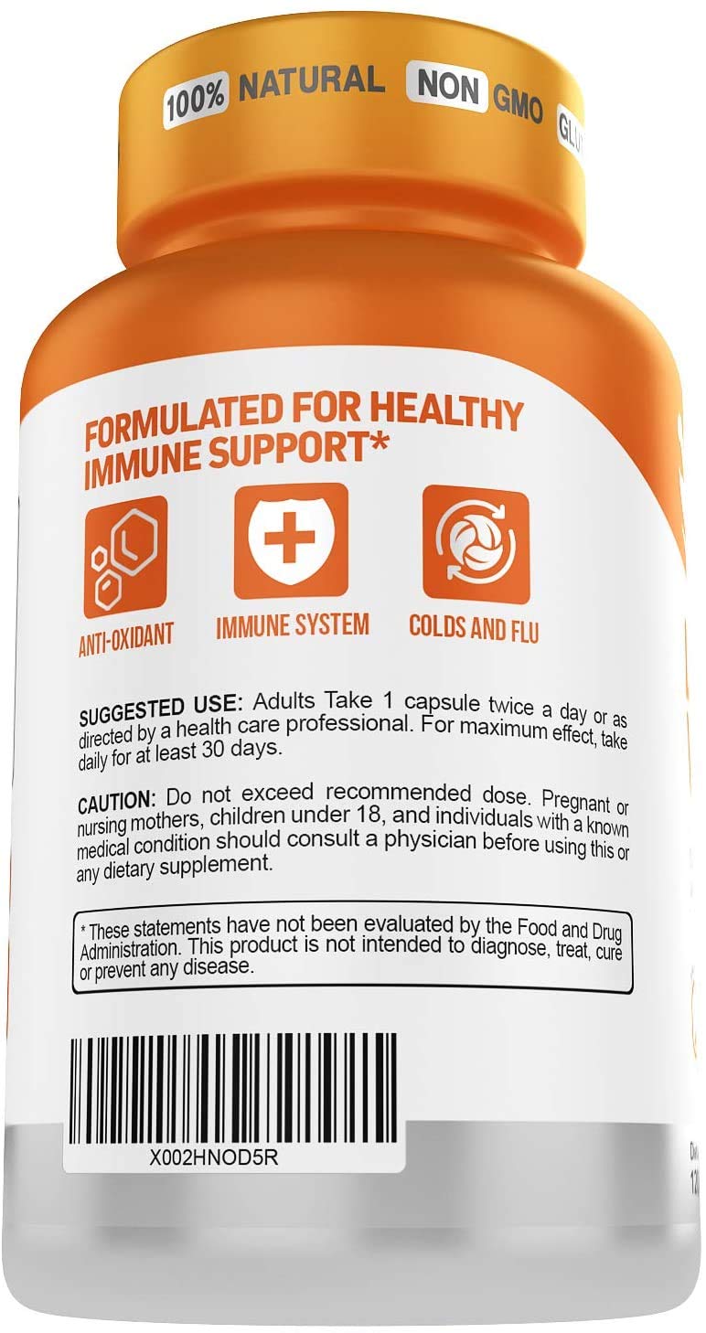 Herbtonics Liposomal Vitamin C 1500mg Capsules, 120 Count