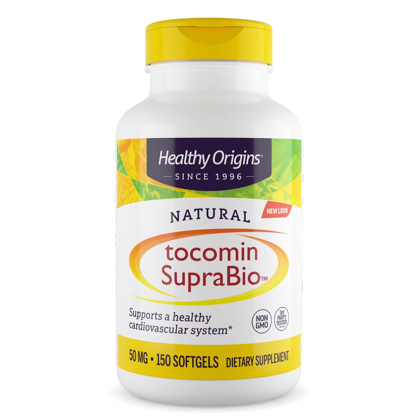 Healthy Origins Tocomin SupraBio Tocotrienols 50 mg Softgel, 150 Softgels