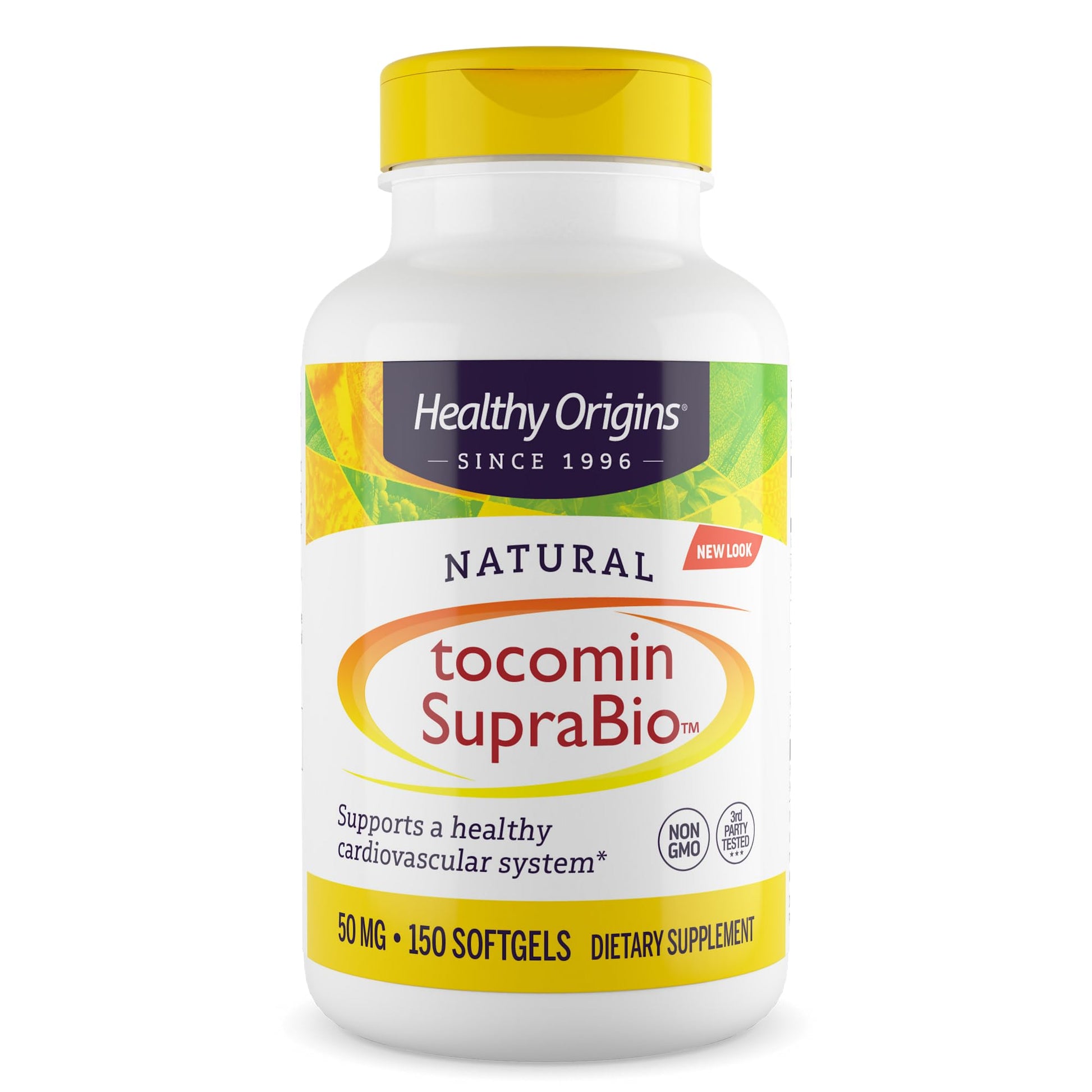 Healthy Origins Tocomin SupraBio Tocotrienols 50 mg Softgel, 150 Softgels