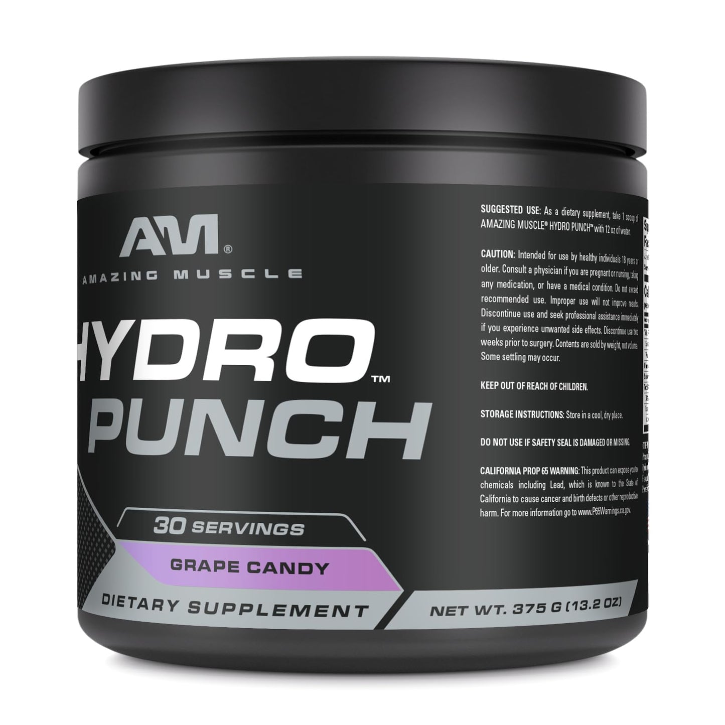 Amazing Muscle Hydro Punch Powder 13 oz