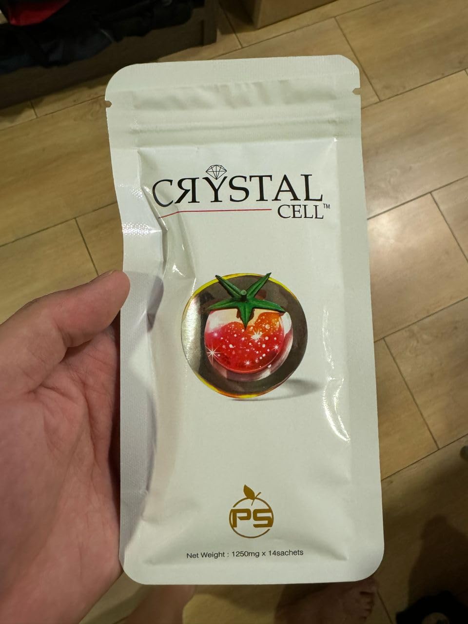 Crystal Cell Stem Cells Anti Aging Acne Wrinkles Treatment Powder, 14 Sachets