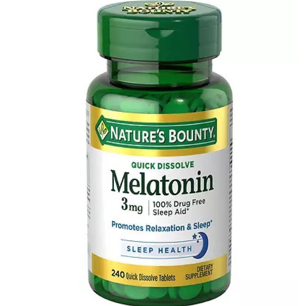Nature's Bounty Melatonin 3 mg 240 Tablets