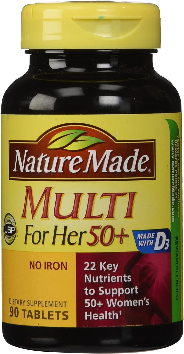Nature Made Multi for Her 50+ Tablet 90 Count