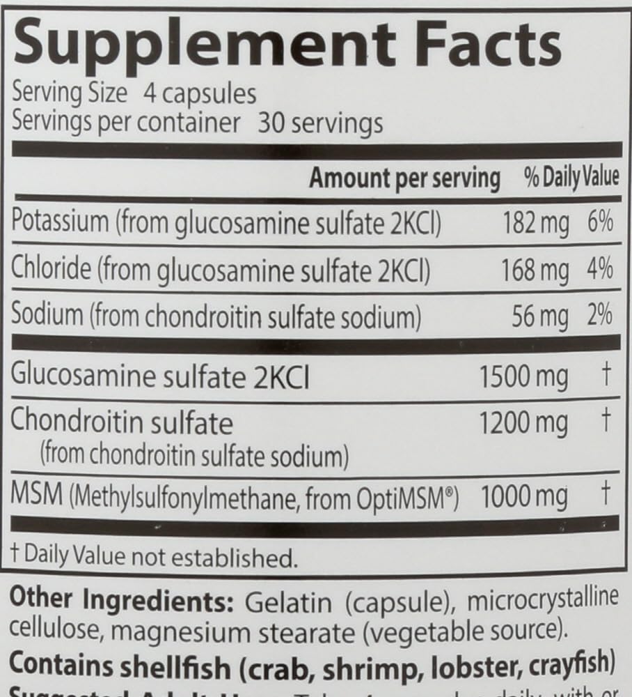 Doctor's BEST Glucosamine / Chondroitin / MSM Capsule 120