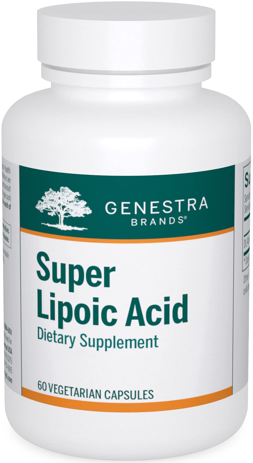 Genestra Brands Super Lipoic Acid - Alpha Lipoic Acid to Support Metabolism & Anxtioxidants, 60 Capsules