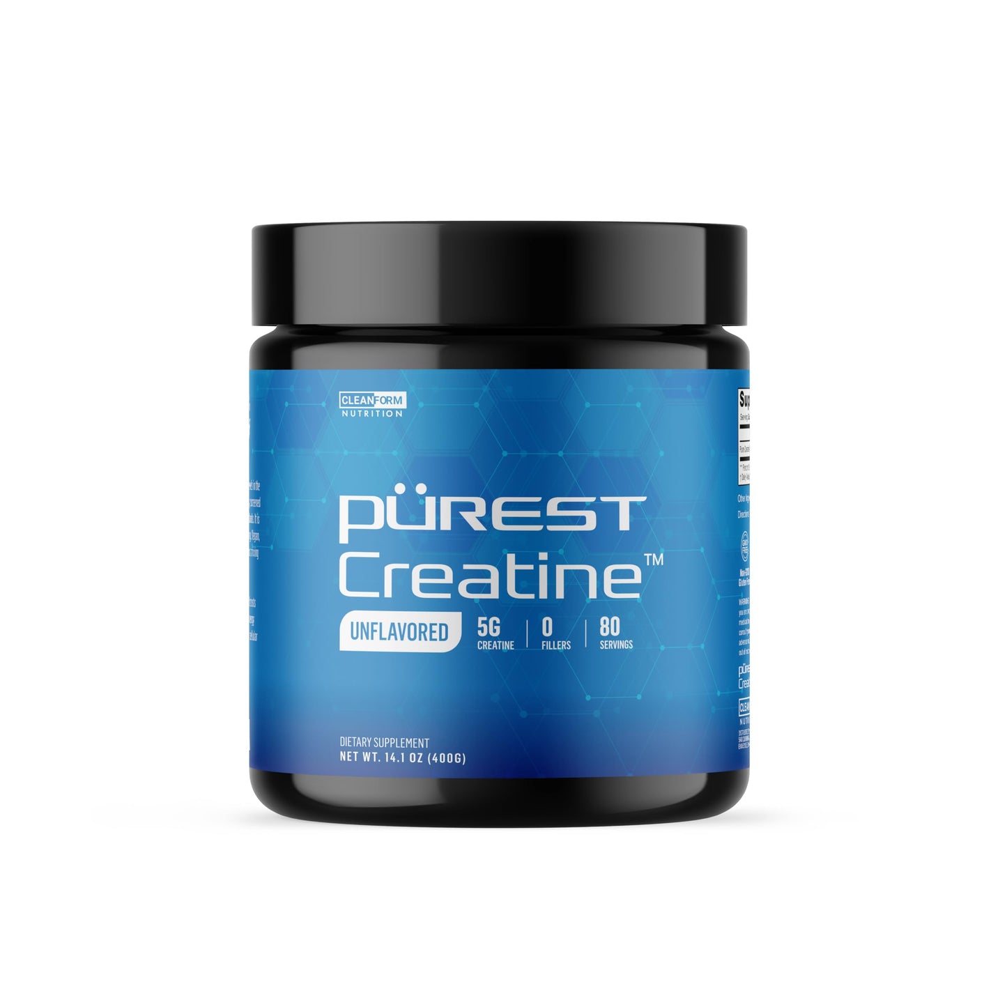 CleanForm Nutrition Purest Creatine Monohydrate Powder 25