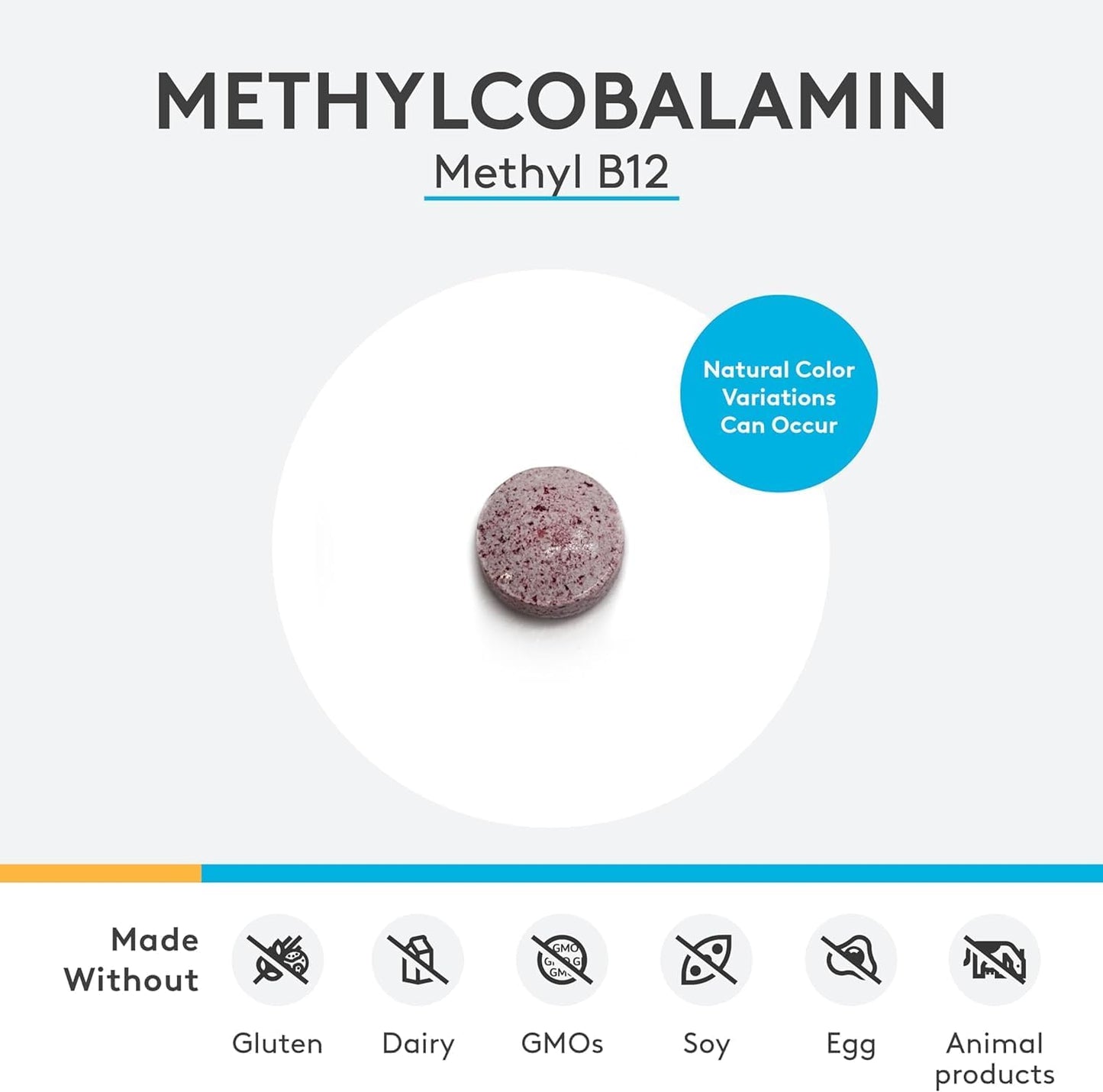 XYMOGEN Methylcobalamin 5 mg Vitamin B12 Tablet, 60 Count