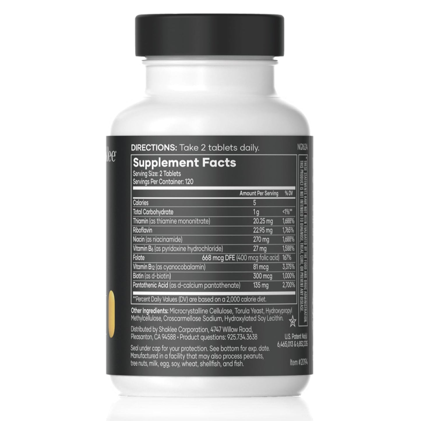 Shaklee B-Complex Bioactivated B Vitamins Tablet 1