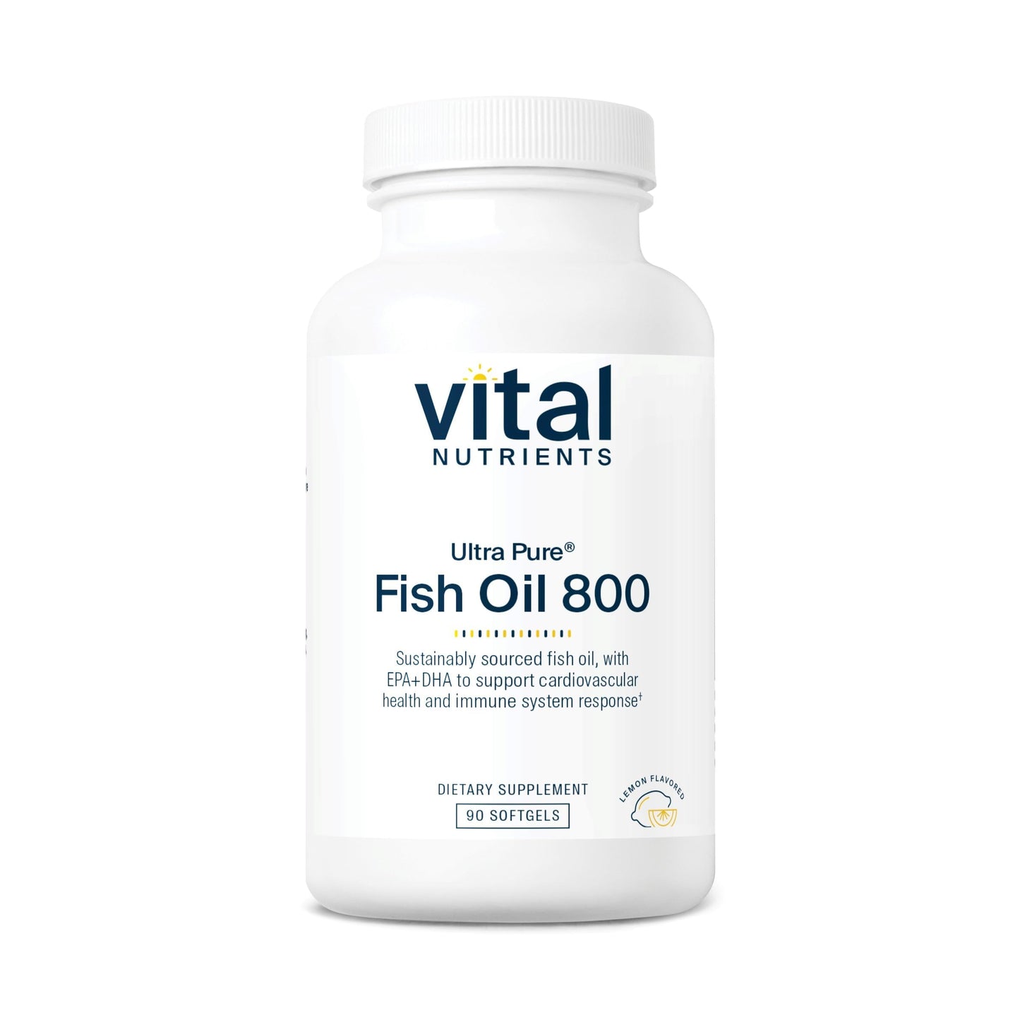 Vital Nutrients Ultra Pure Fish Oil 800 Softgels, 90 Count