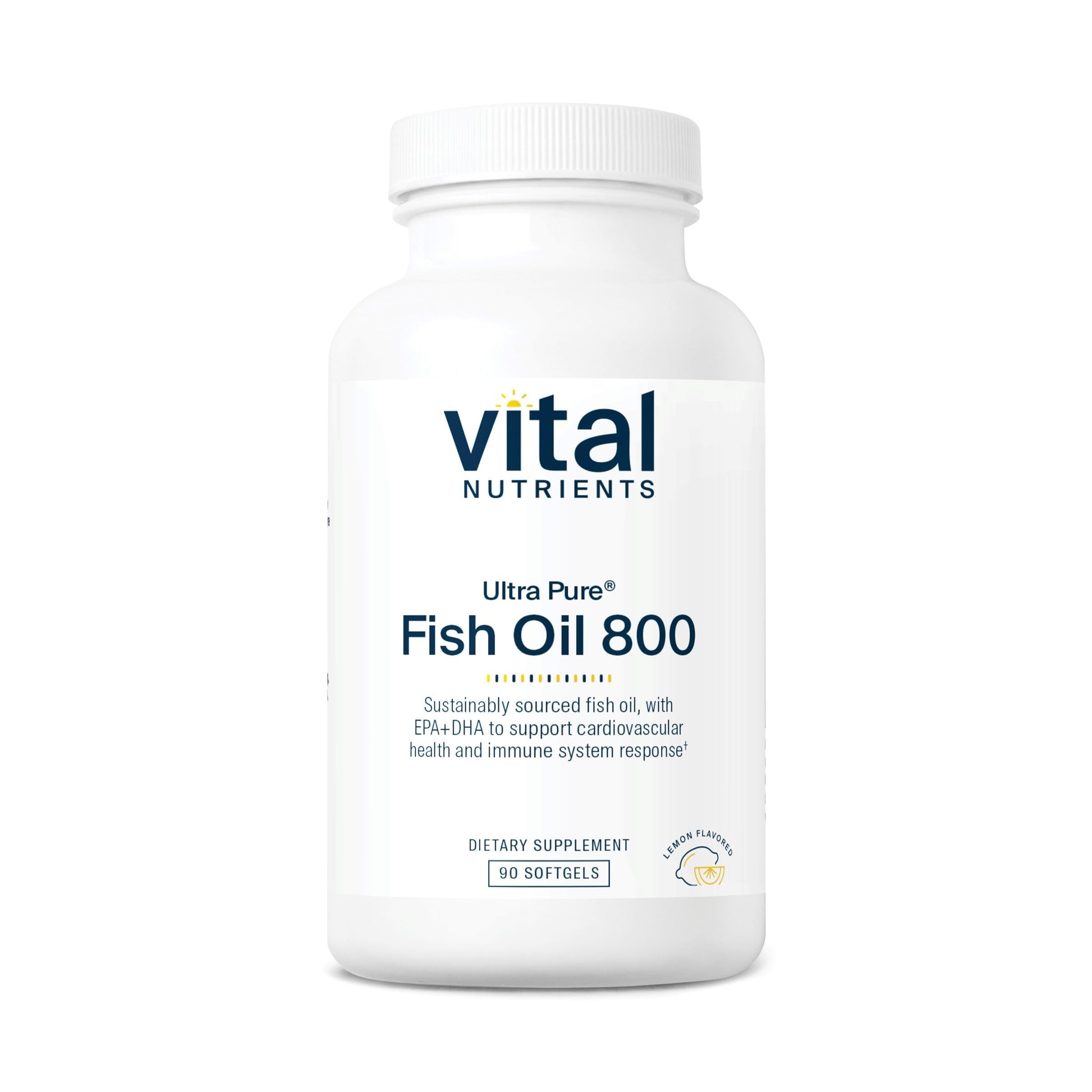 Vital Nutrients Ultra Pure Fish Oil 800 Softgels, 90 Count