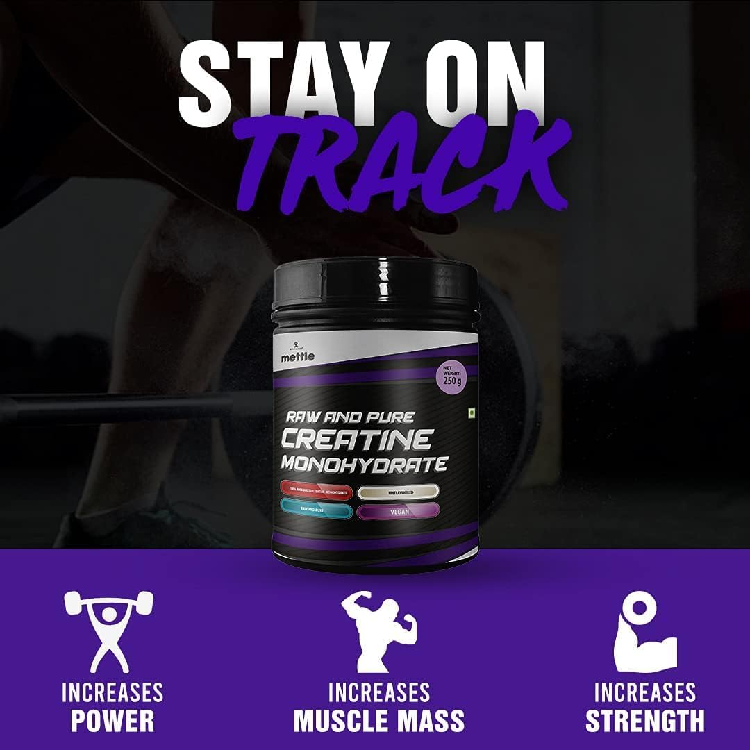 Generic Raw and Pure Creatine Monohydrate Powder 8.82 oz