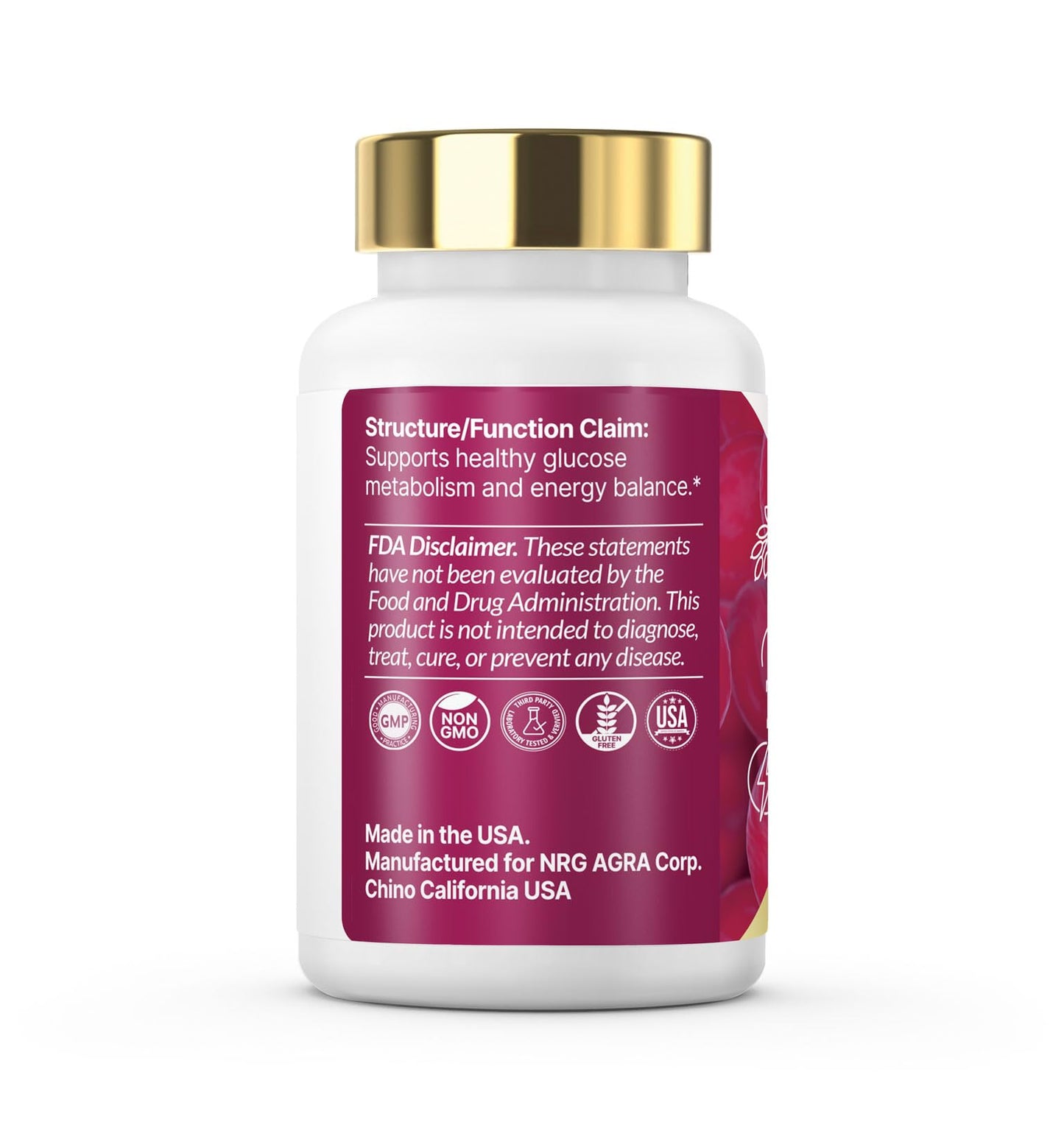 VXICDE Berberine HCl 500mg Vegetarian Capsules, 60 Count