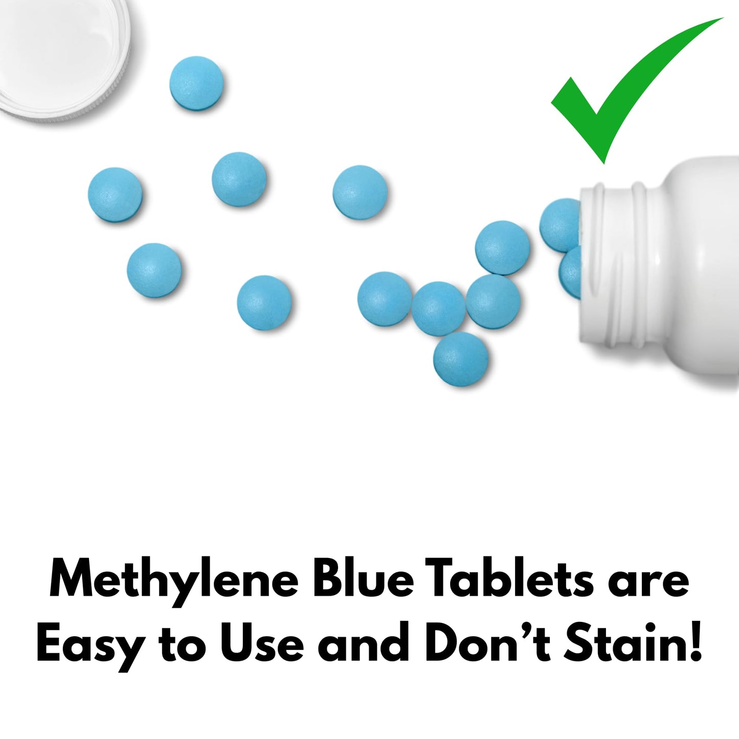 Generic Methylene Blue USP Grade 20mg Tablets, 60 Tablets