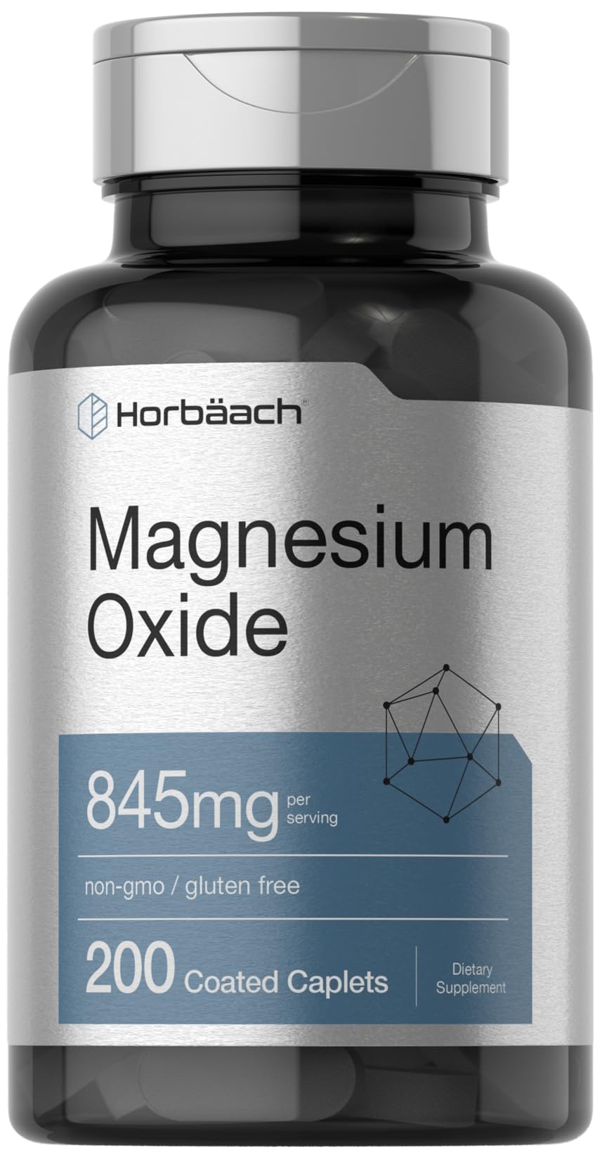 Horbäach Magnesium Oxide 845 mg Caplets 200