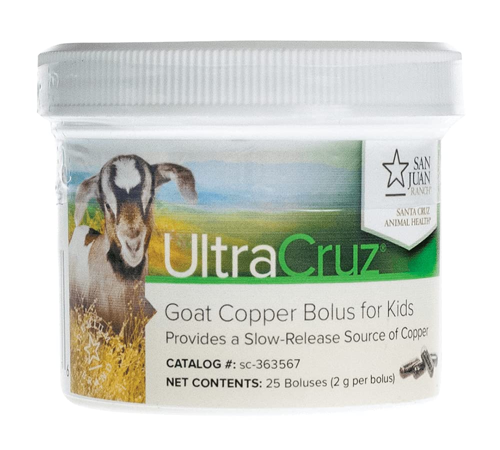 UltraCruz Goat Copper Bolus Supplement for Kids Capsule, 25 Count