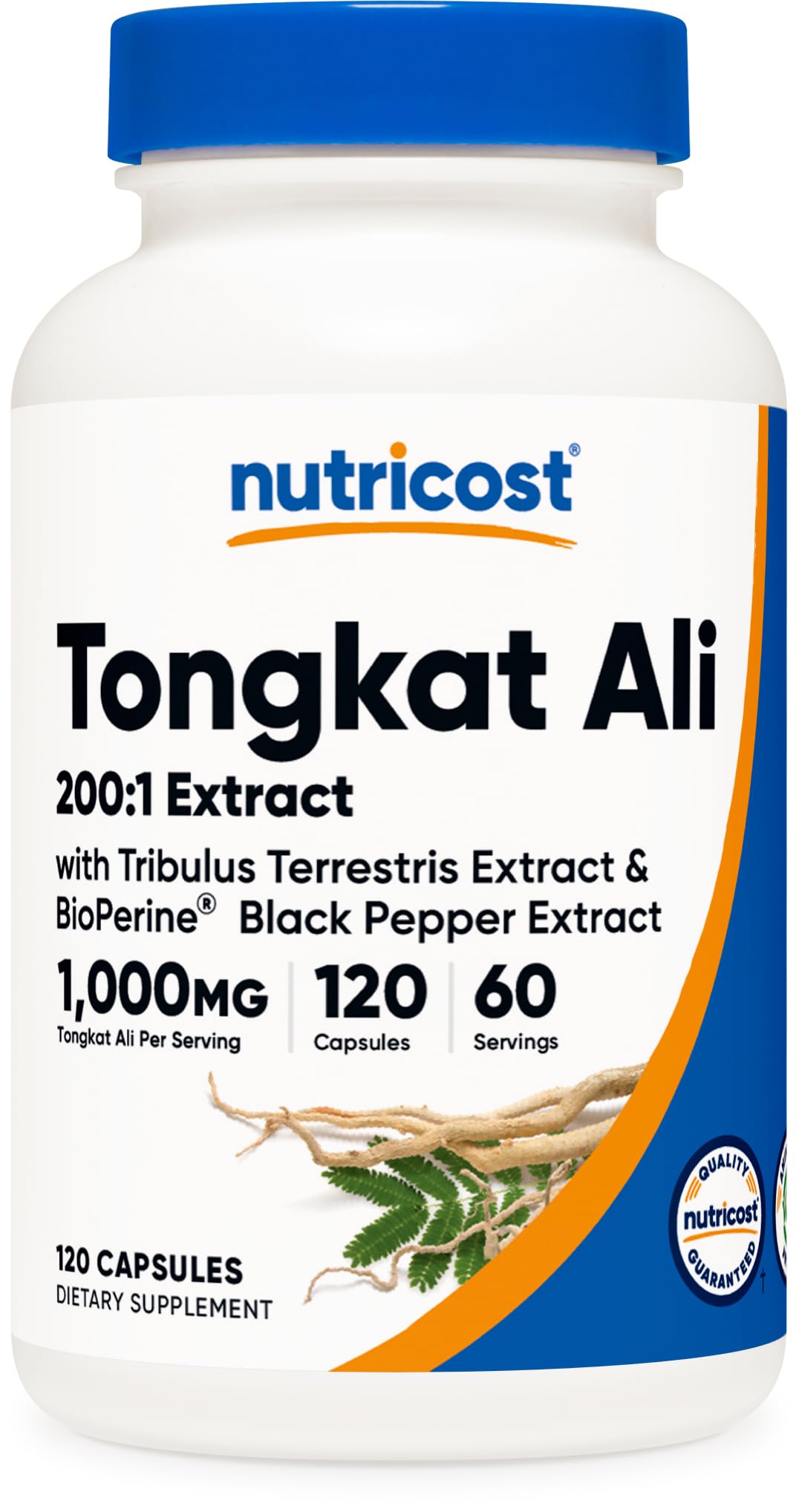 Nutricost Tongkat Ali 1000mg Capsules, 120 Count