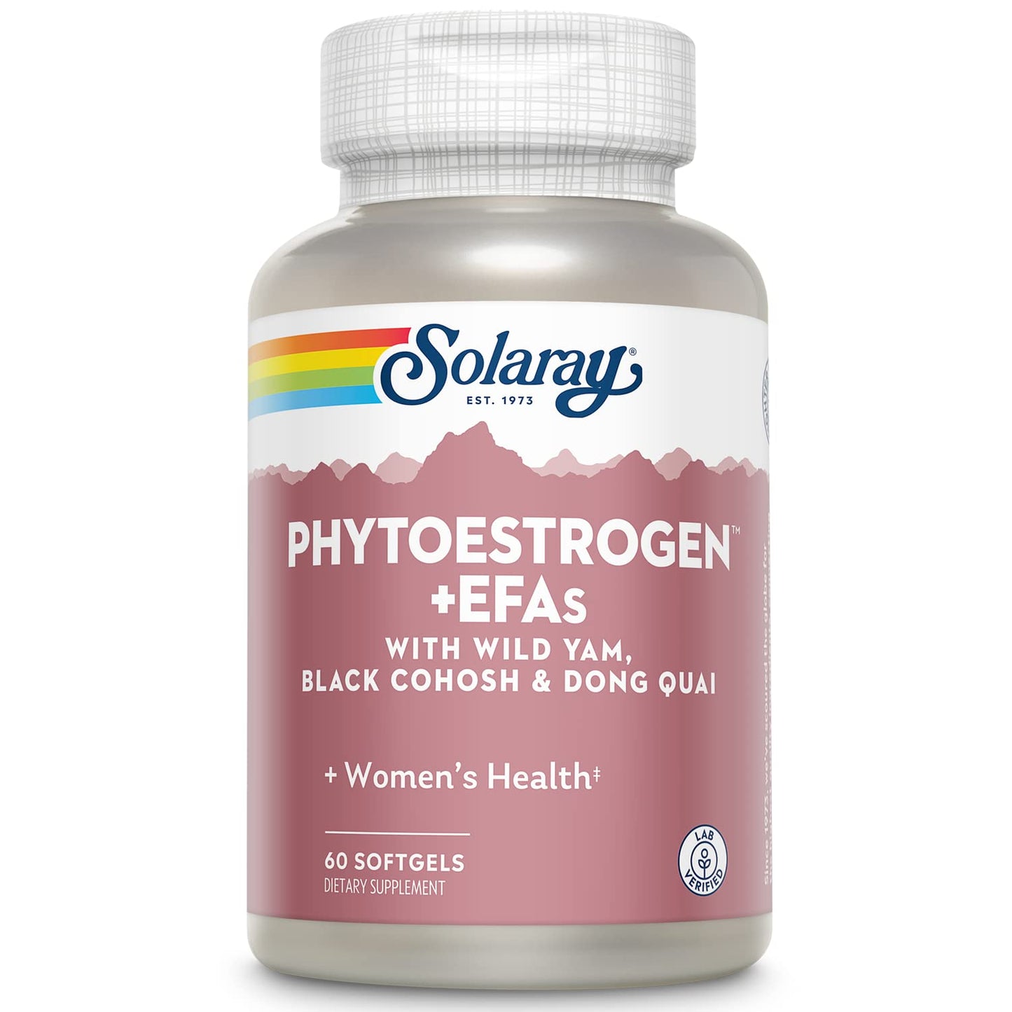 SOLARAY PhytoEstrogen Plus EFAs Menopause Support 60 Capsules