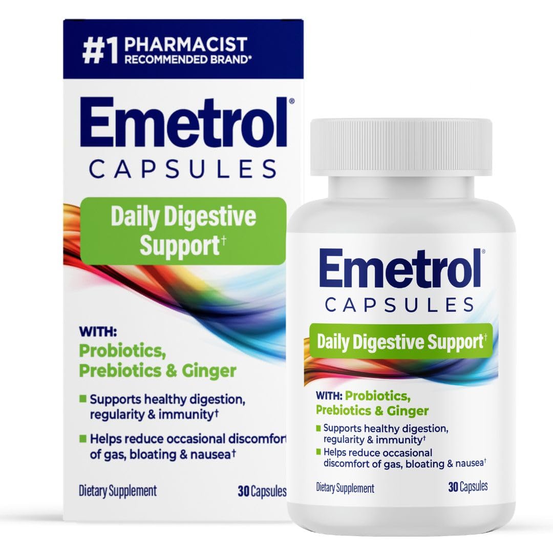 Emetrol Daily Digestive Support Gummies 30 Count