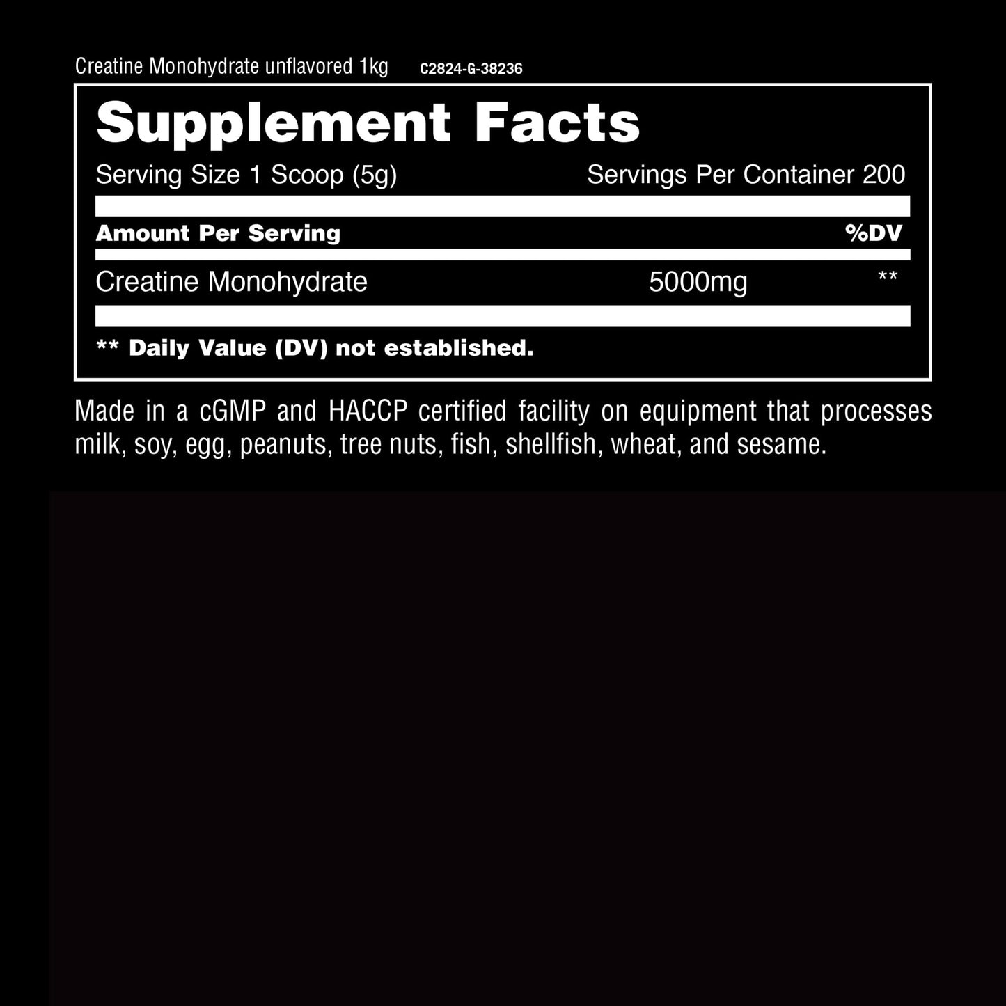 Animal Creatine Monohydrate Powder, 2.2 lb