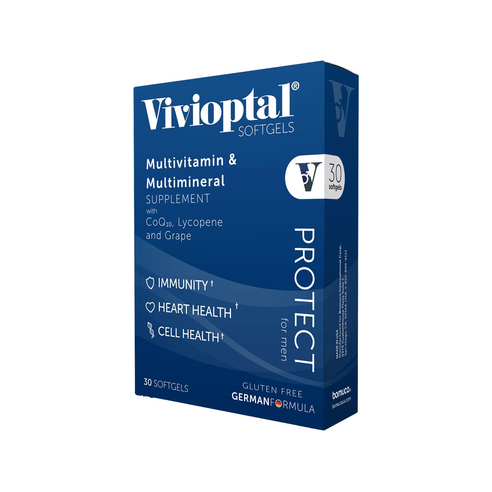 Vivioptal Vitamins Vivioptal for Men Softgel, 30 Softgels