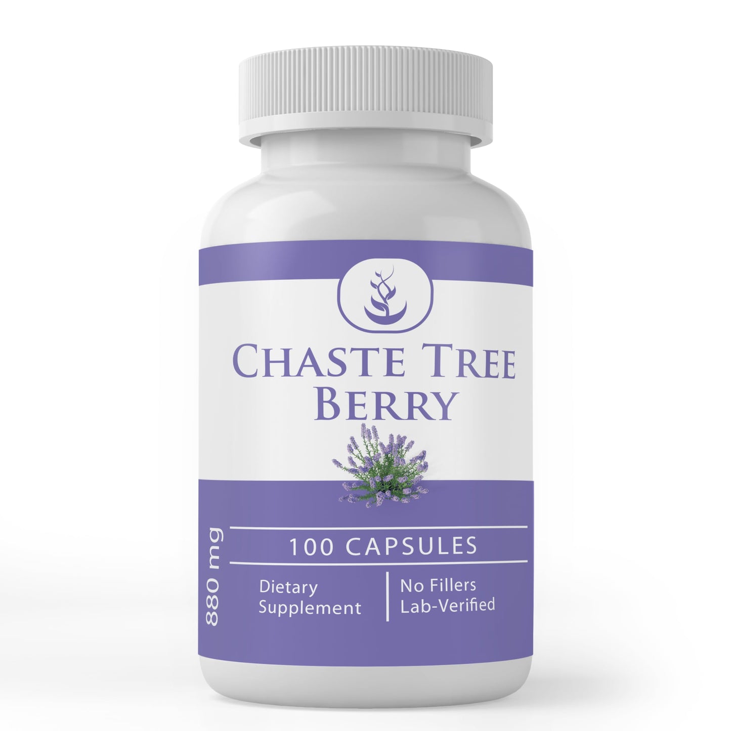 Pure Original Ingredients Chaste Tree Berry Extract Capsules 100 Count