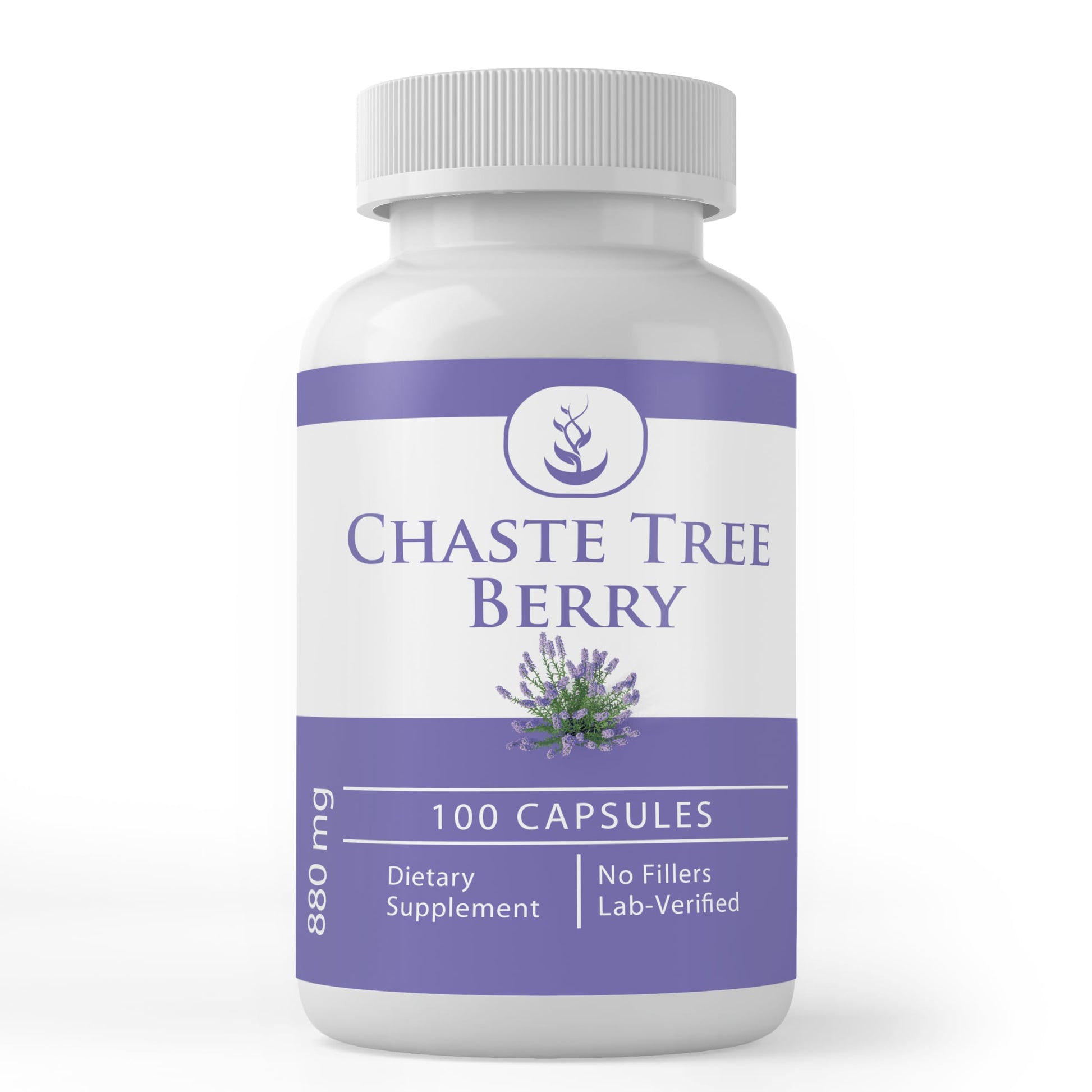 Pure Original Ingredients Chaste Tree Berry Extract Capsules 100 Count