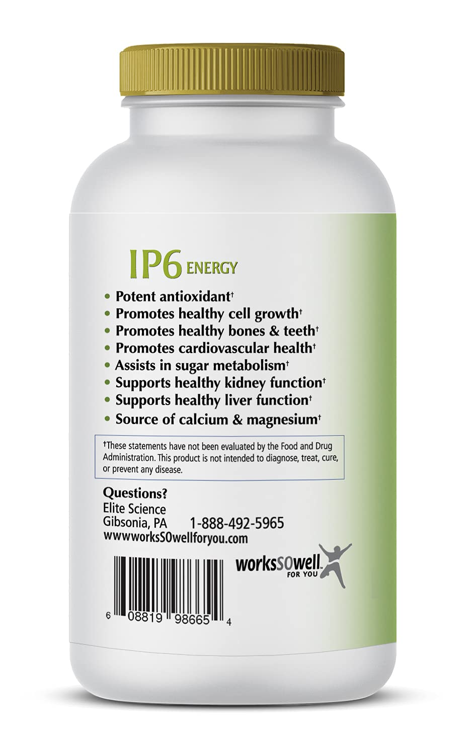 1-TDC WorksSoWell IP-6 Energy Immune Support Formula Capsule, 240 Count