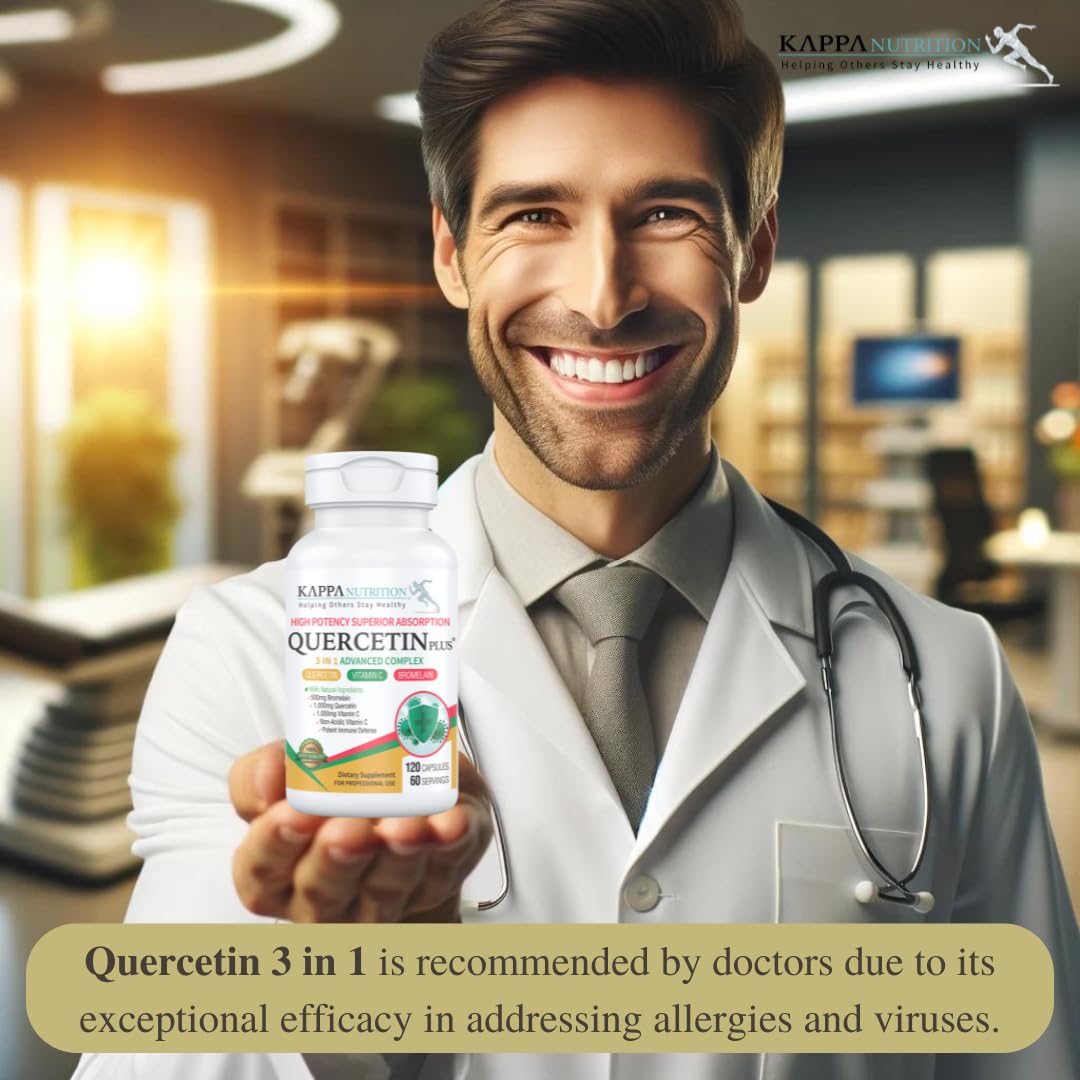 KAPPA NUTRITION Quercetin Plus Capsule 120 Count